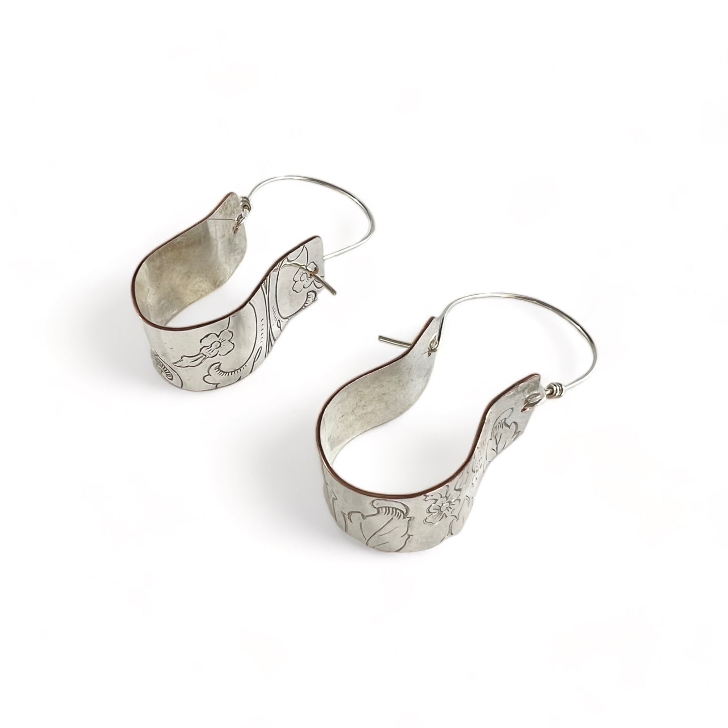 Silver Hoop Earrings