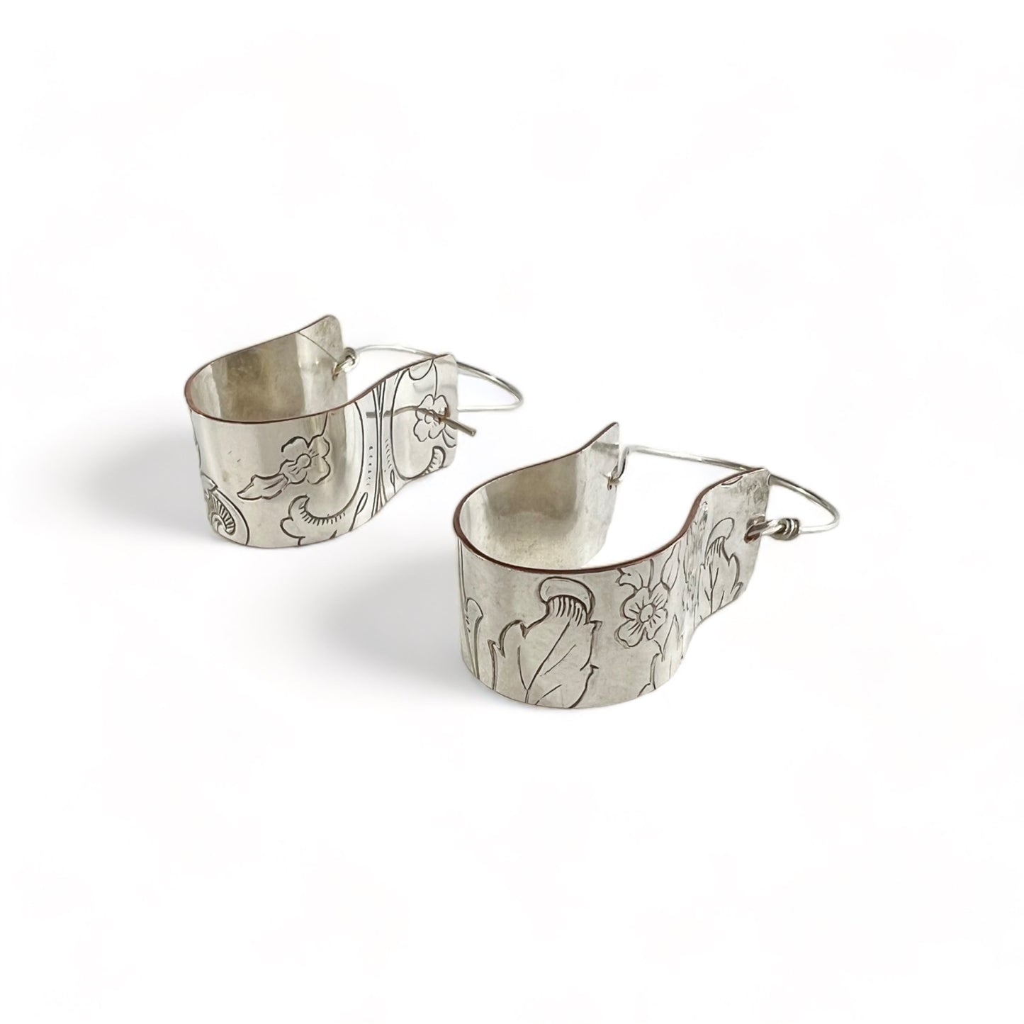 Silver Hoop Earrings