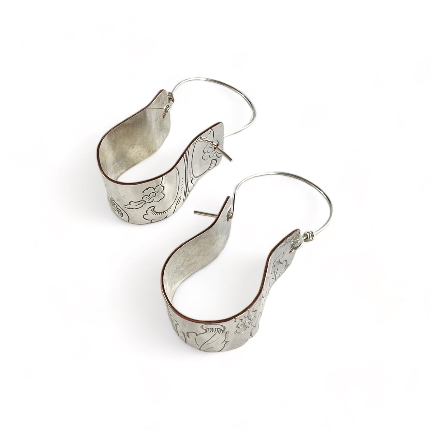 Silver Hoop Earrings