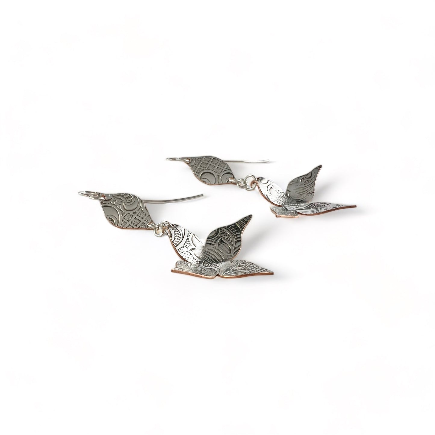 Silver Flower Earrings