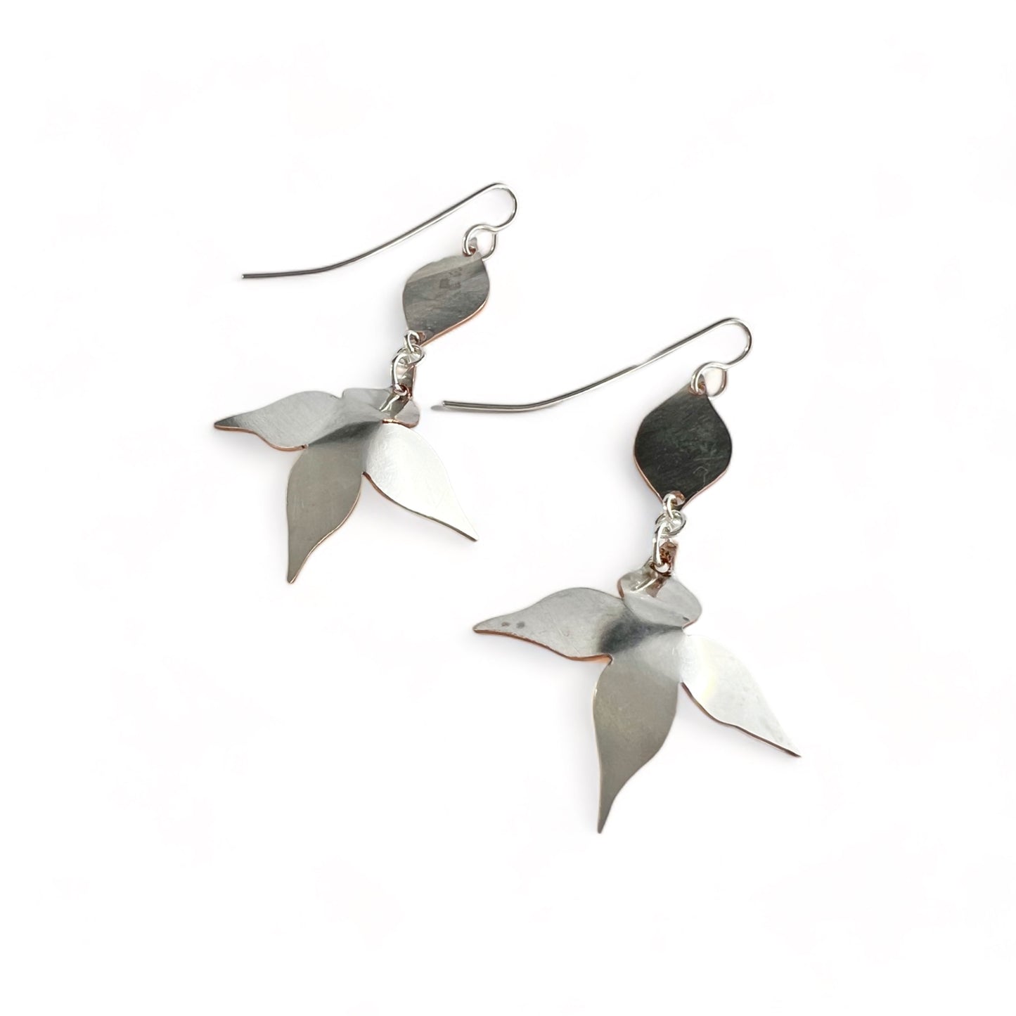 Silver Flower Earrings