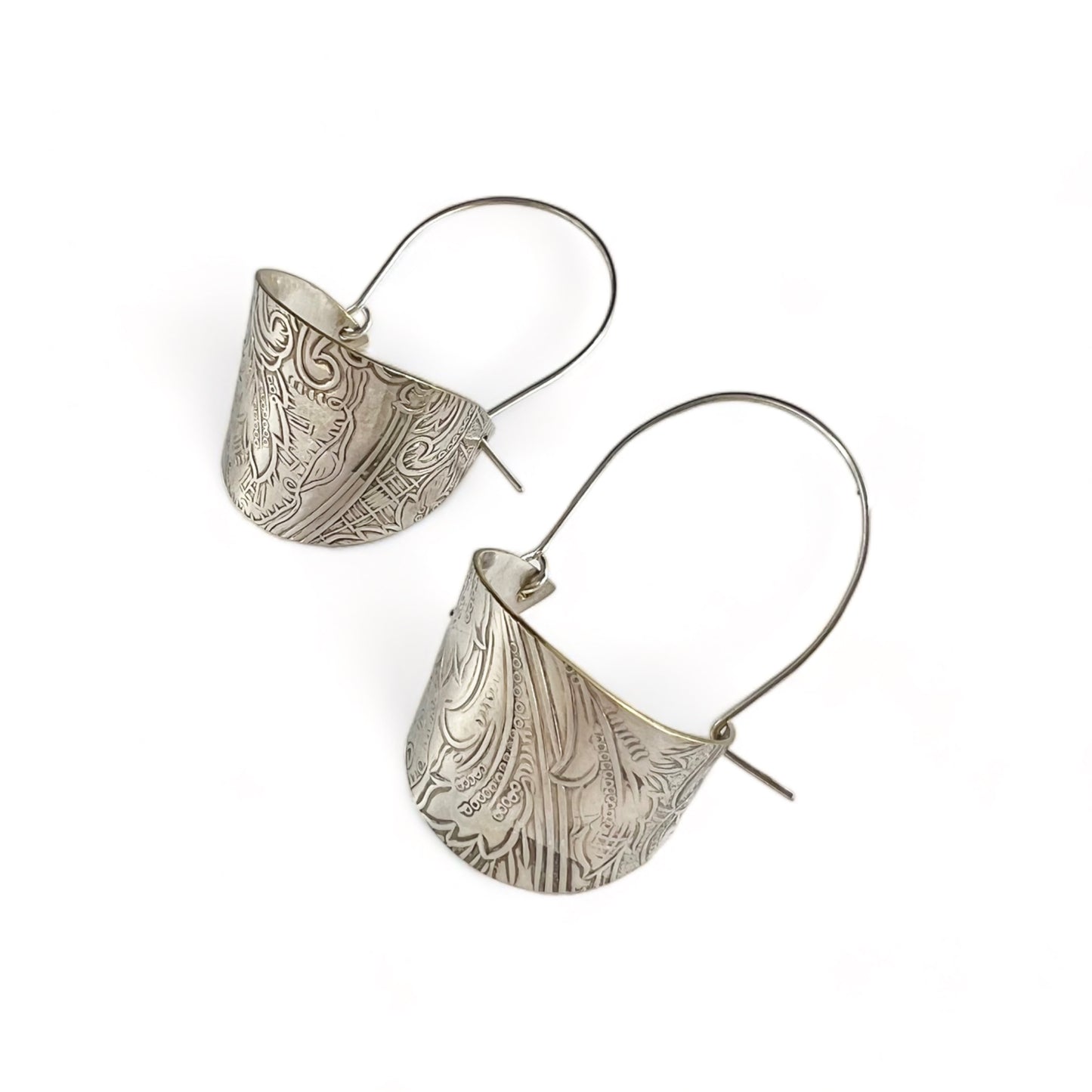 Silver Hoop Earrings