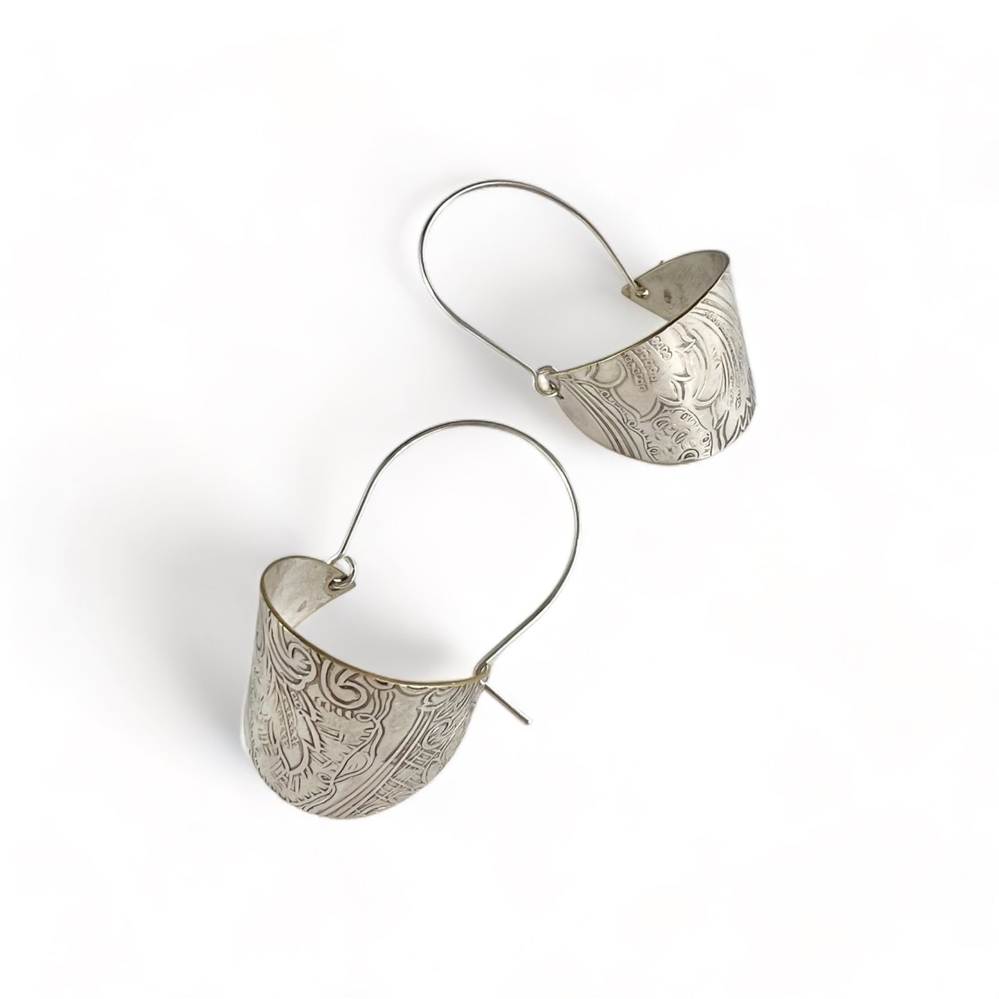 Silver Hoop Earrings