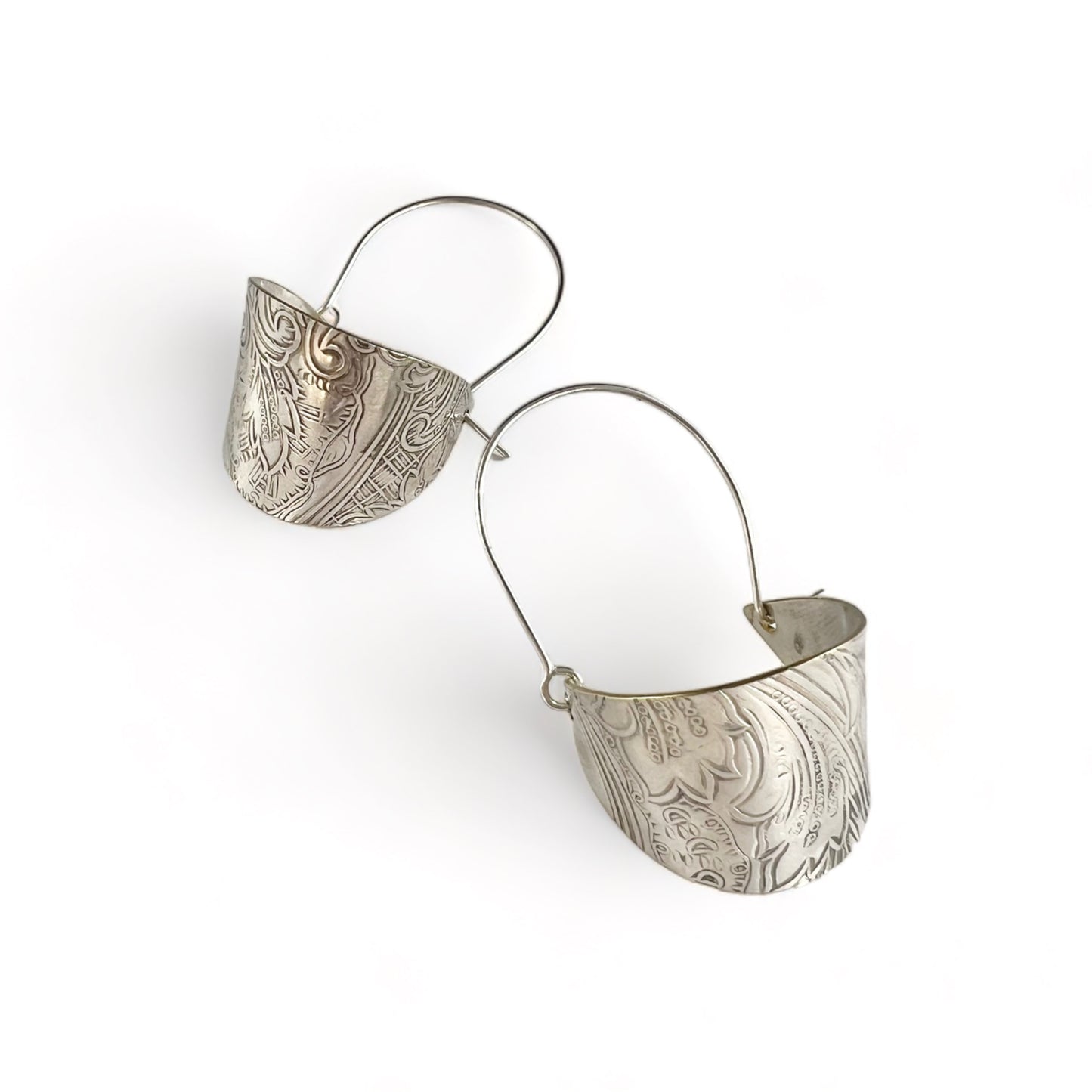 Silver Hoop Earrings