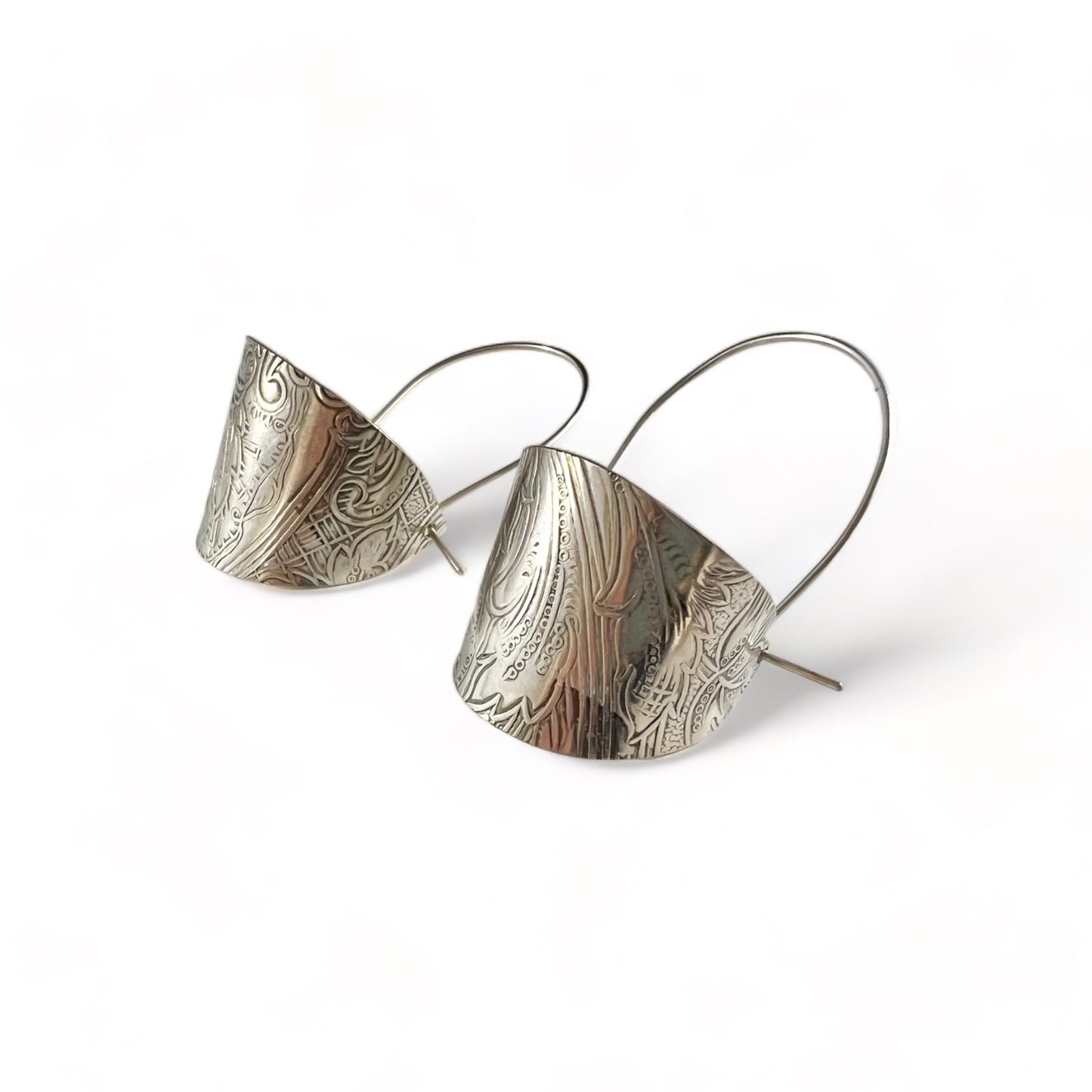 Silver Hoop Earrings