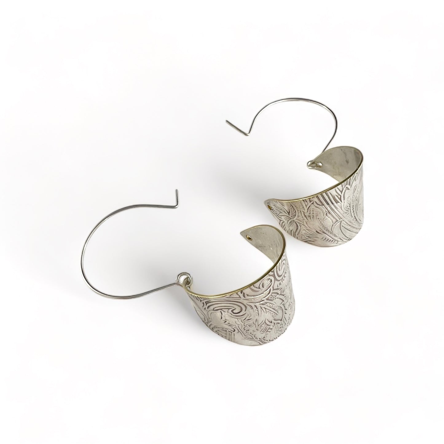 Silver Hoop Earrings