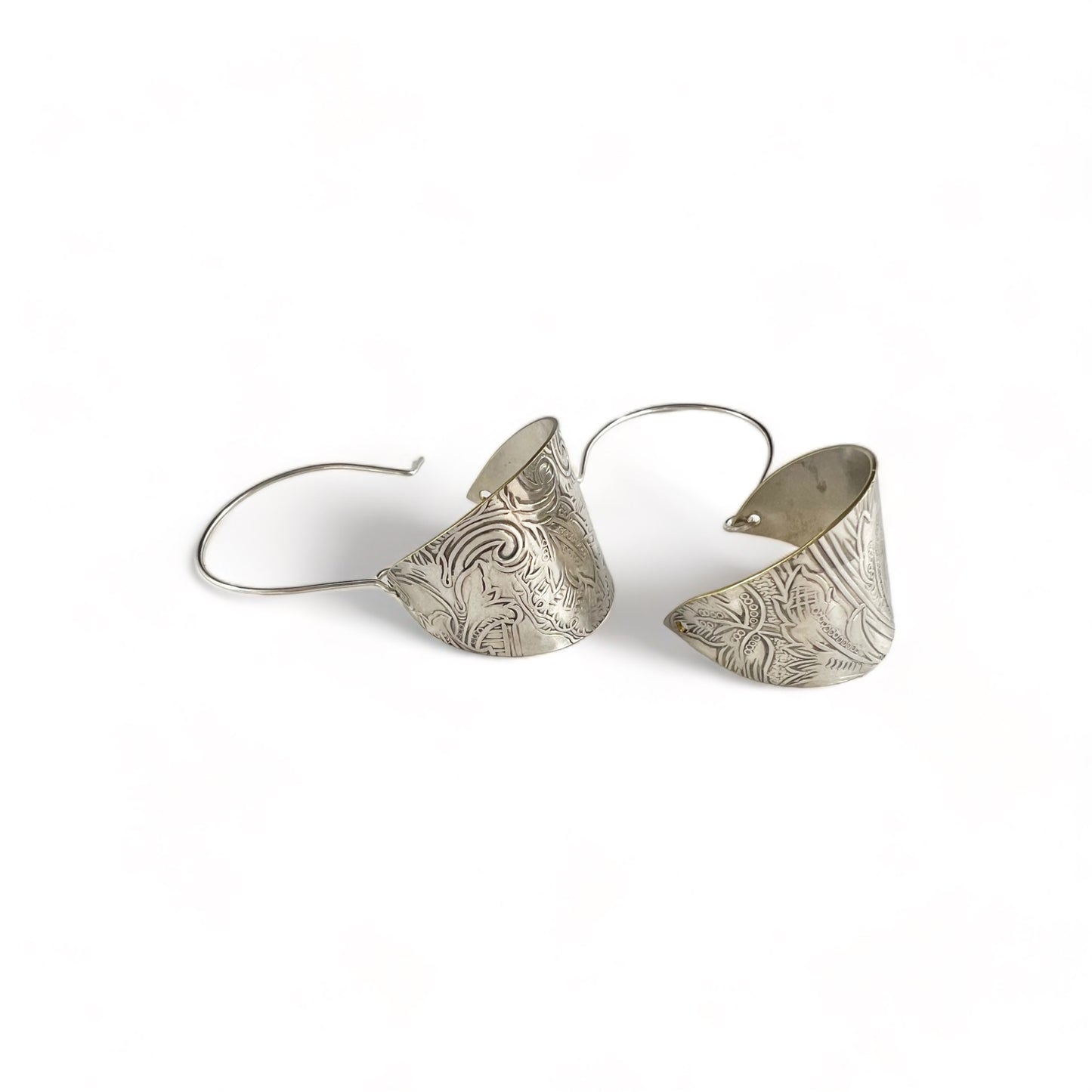 Silver Hoop Earrings