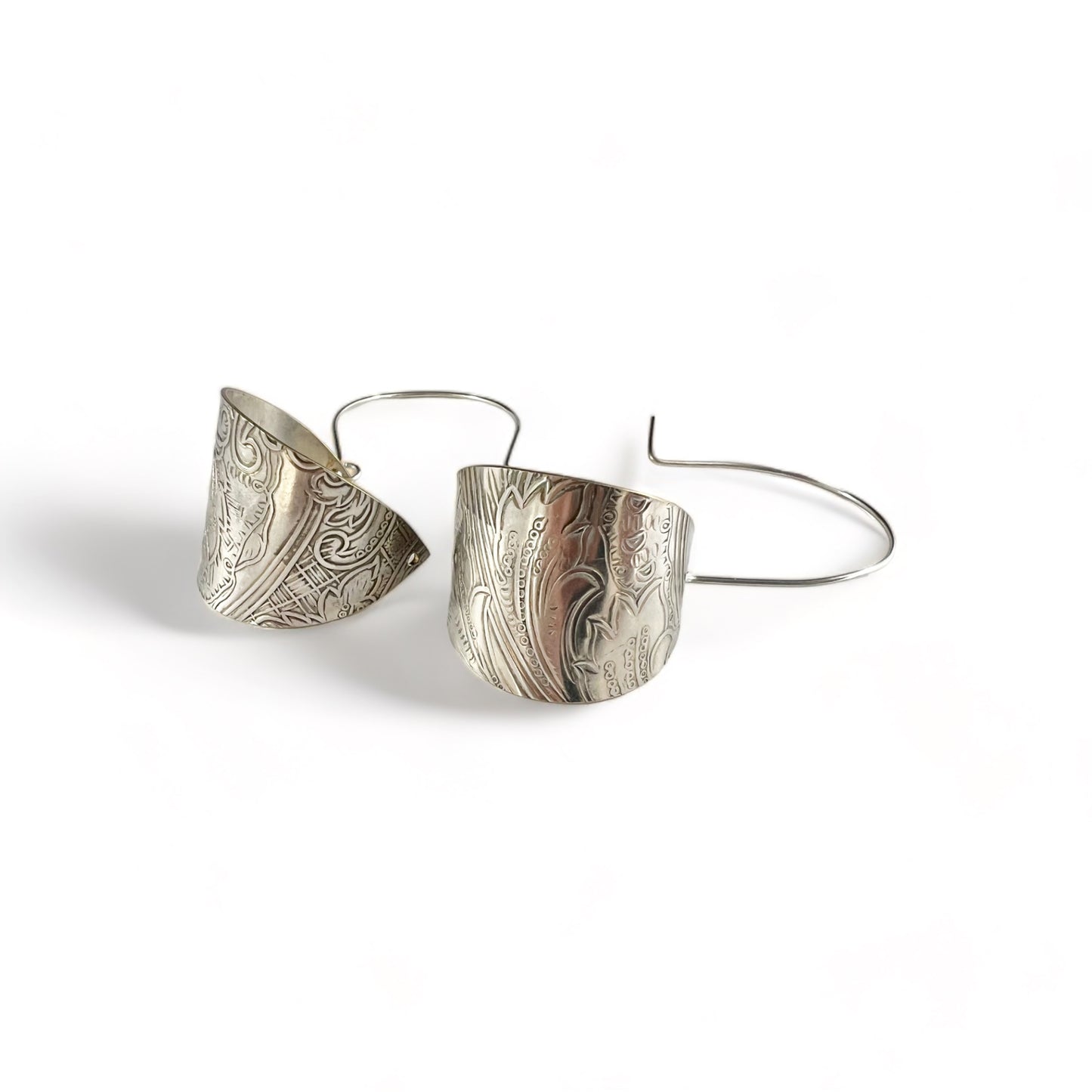Silver Hoop Earrings