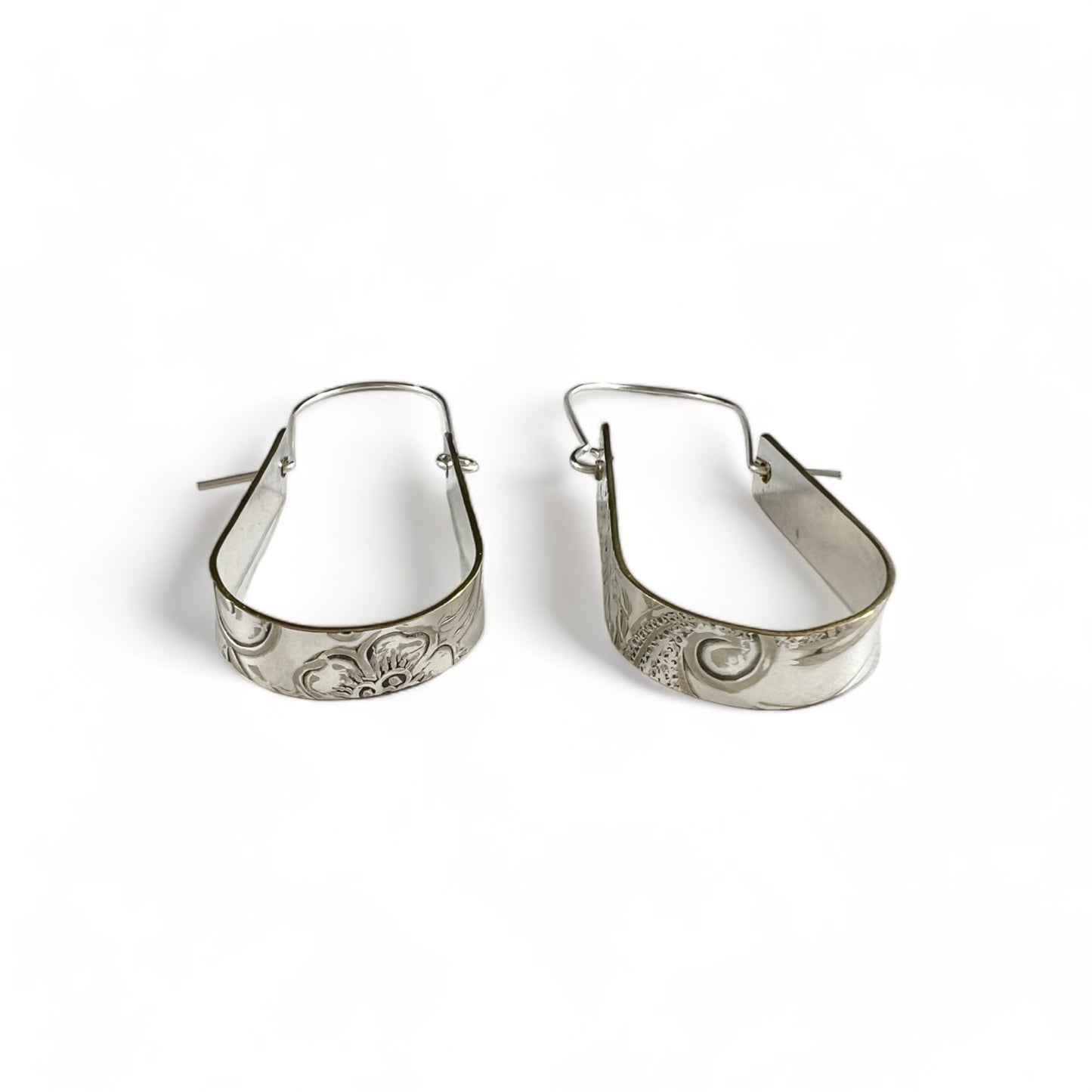 Silver Hoop Earrings