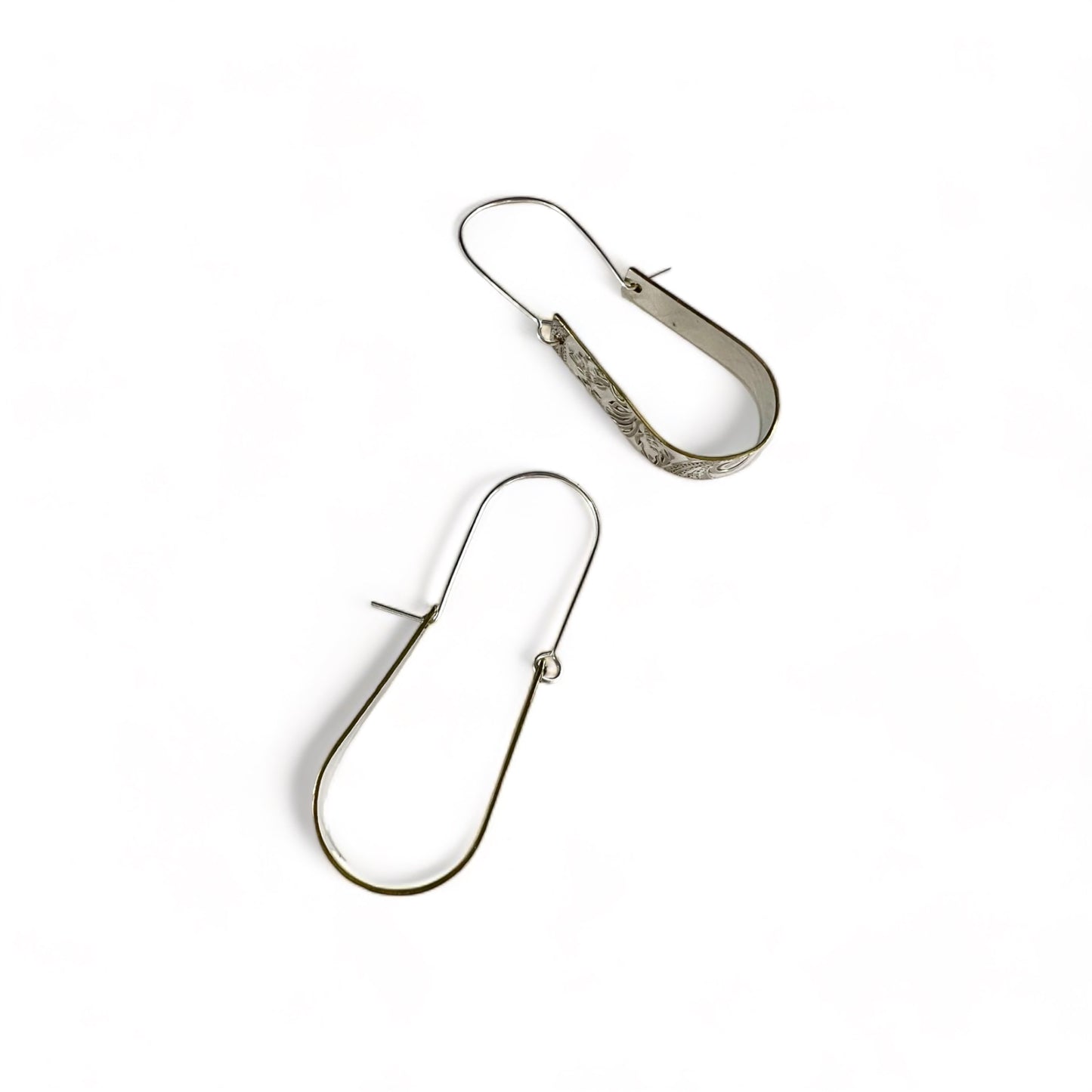 Silver Hoop Earrings
