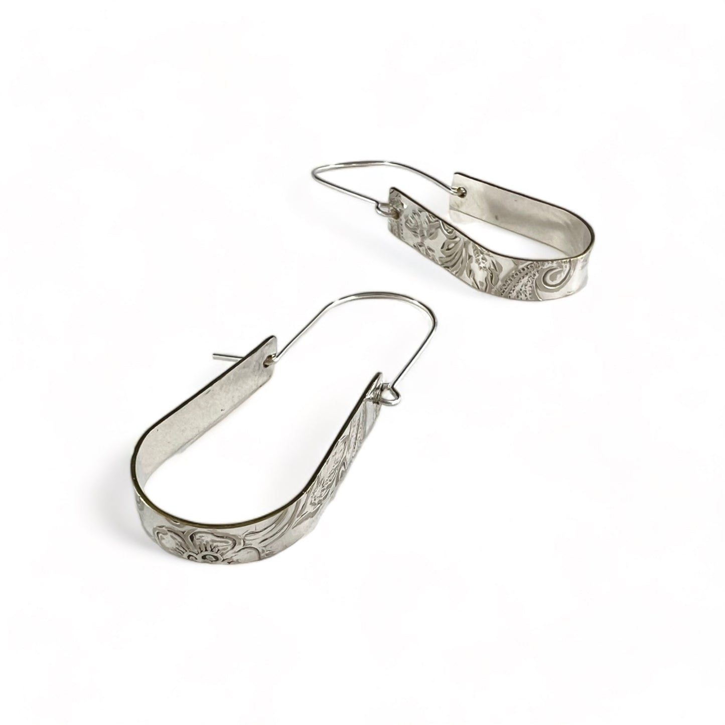 Silver Hoop Earrings