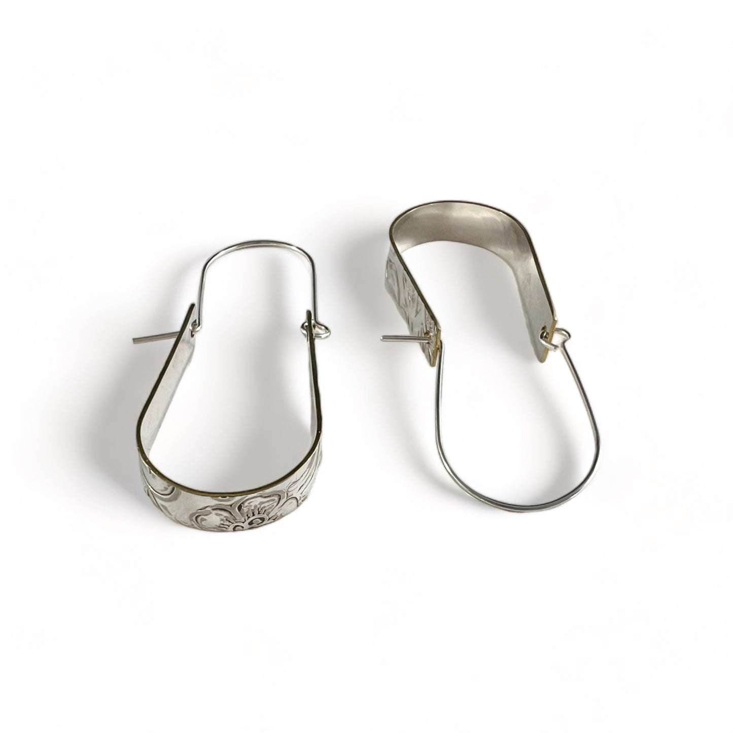 Silver Hoop Earrings