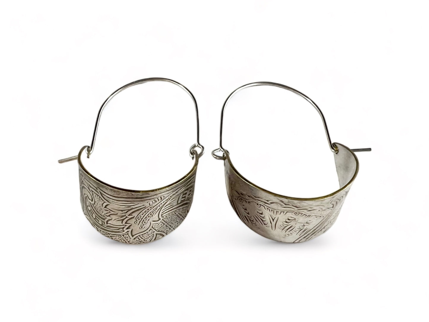 Silver Hoop Earrings