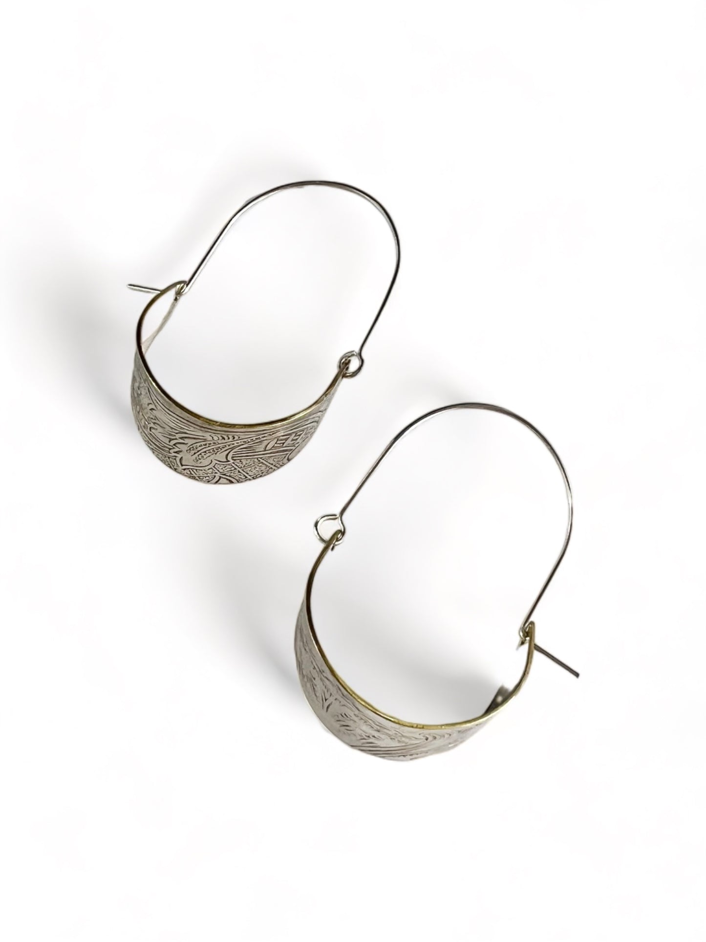 Silver Hoop Earrings