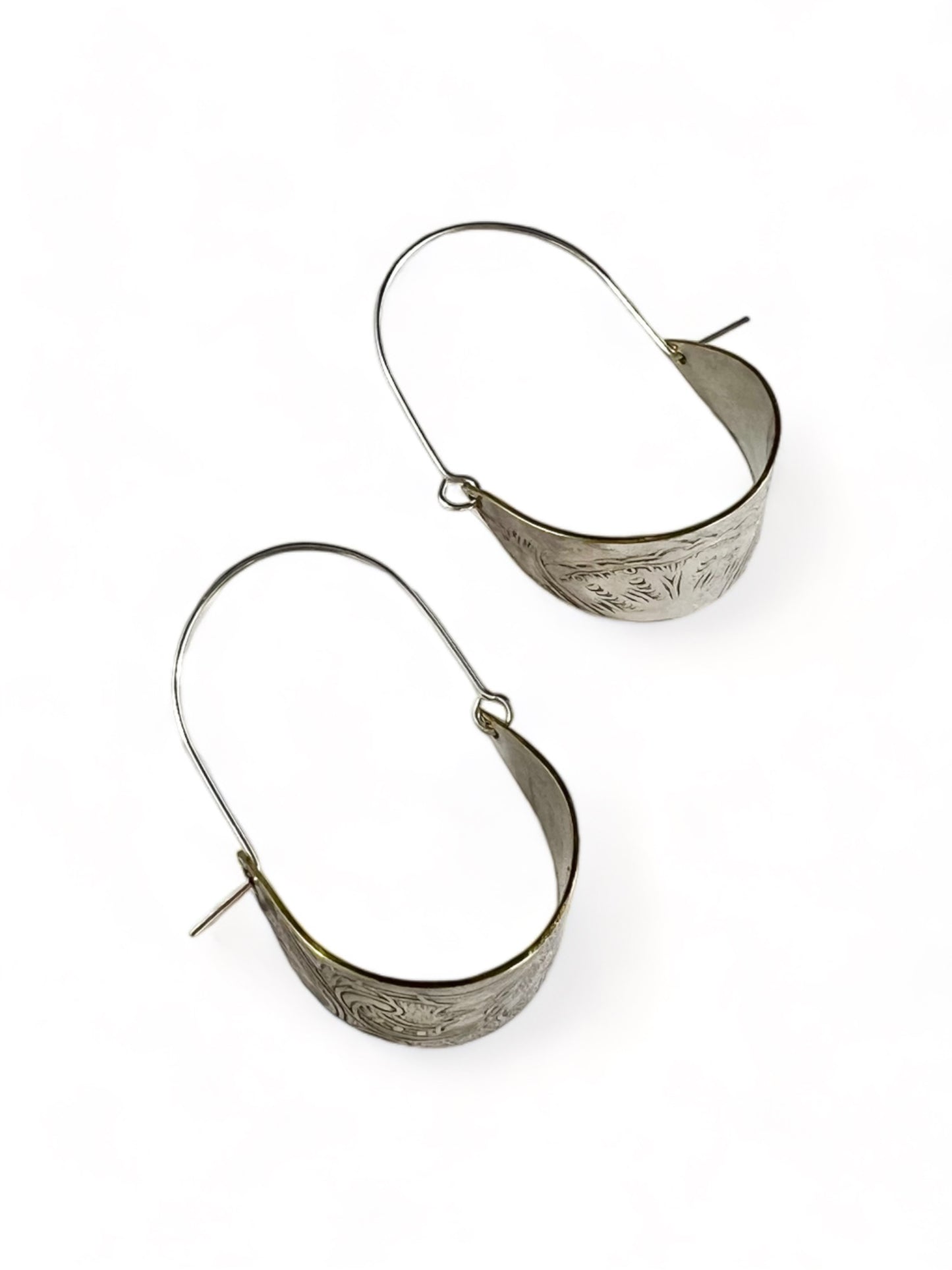 Silver Hoop Earrings