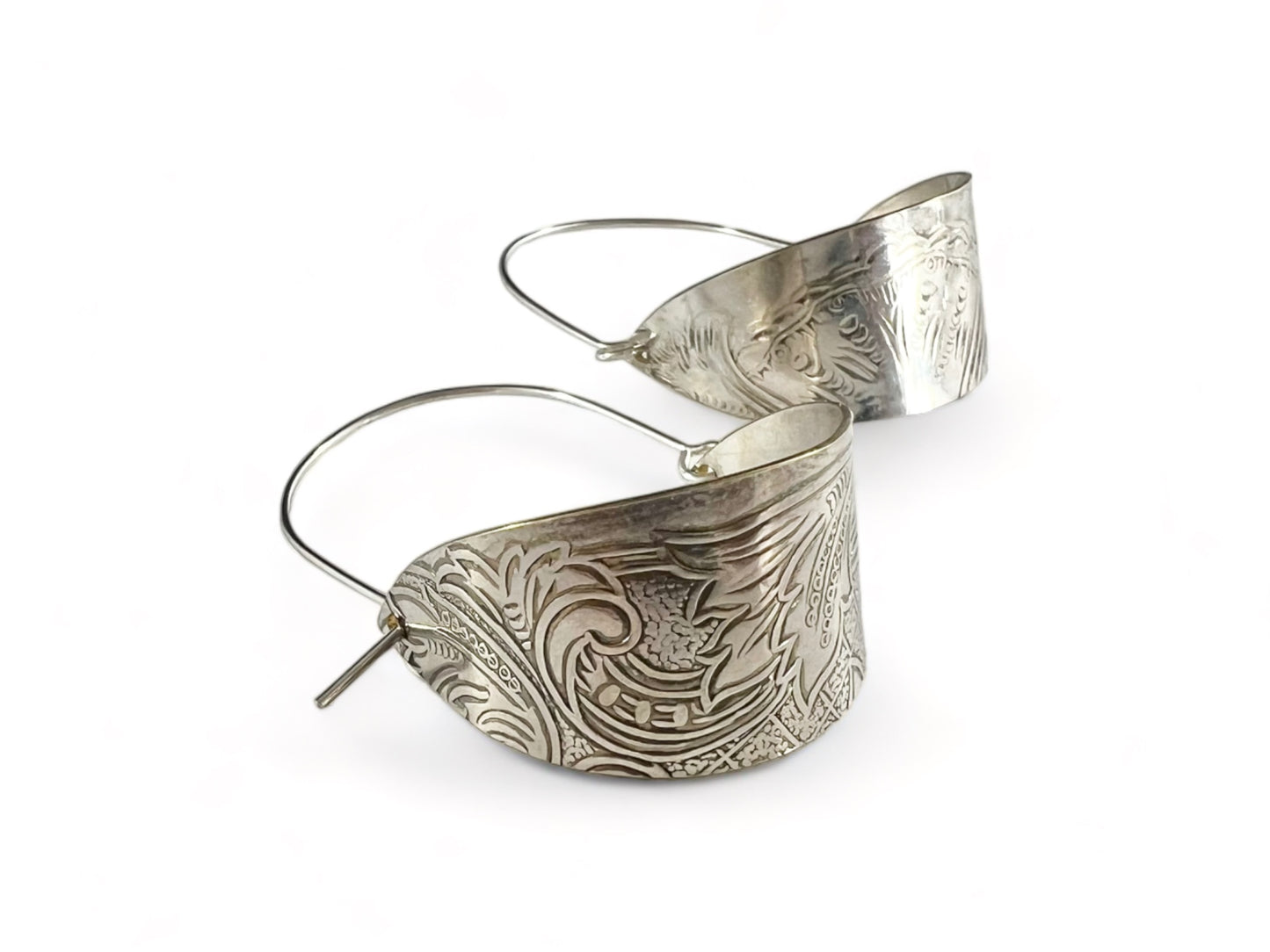Silver Hoop Earrings