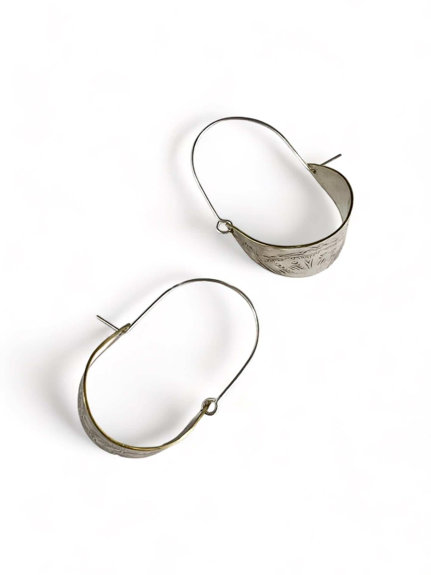 Silver Hoop Earrings