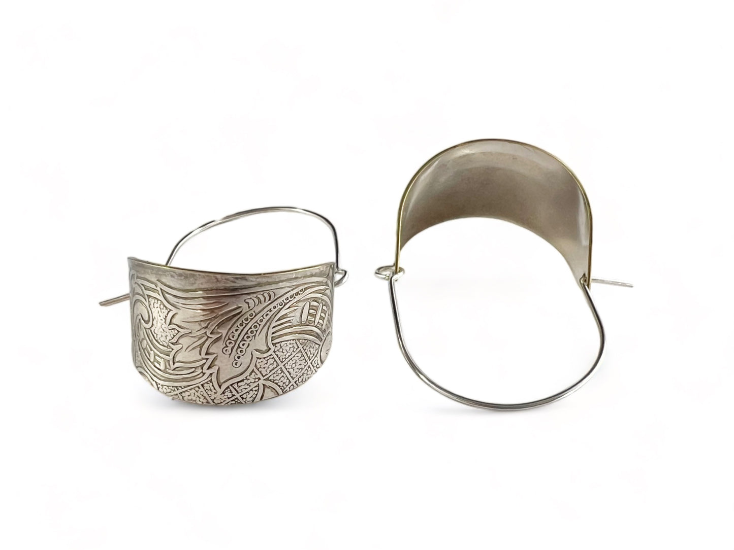 Silver Hoop Earrings