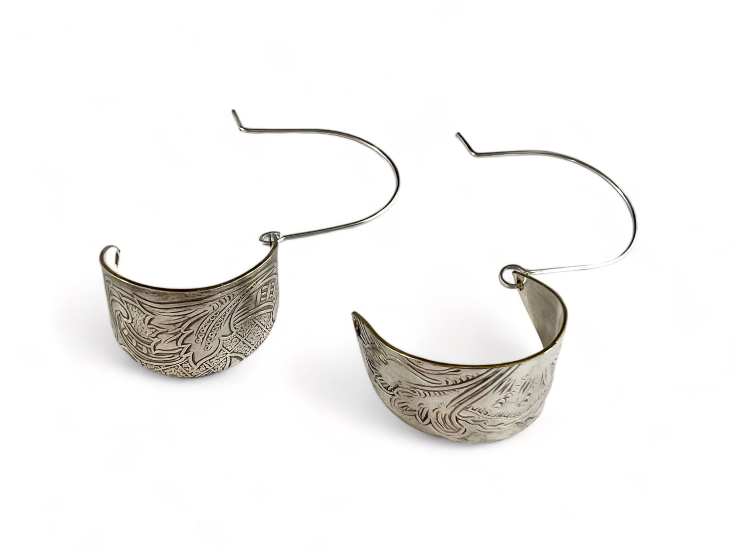 Silver Hoop Earrings