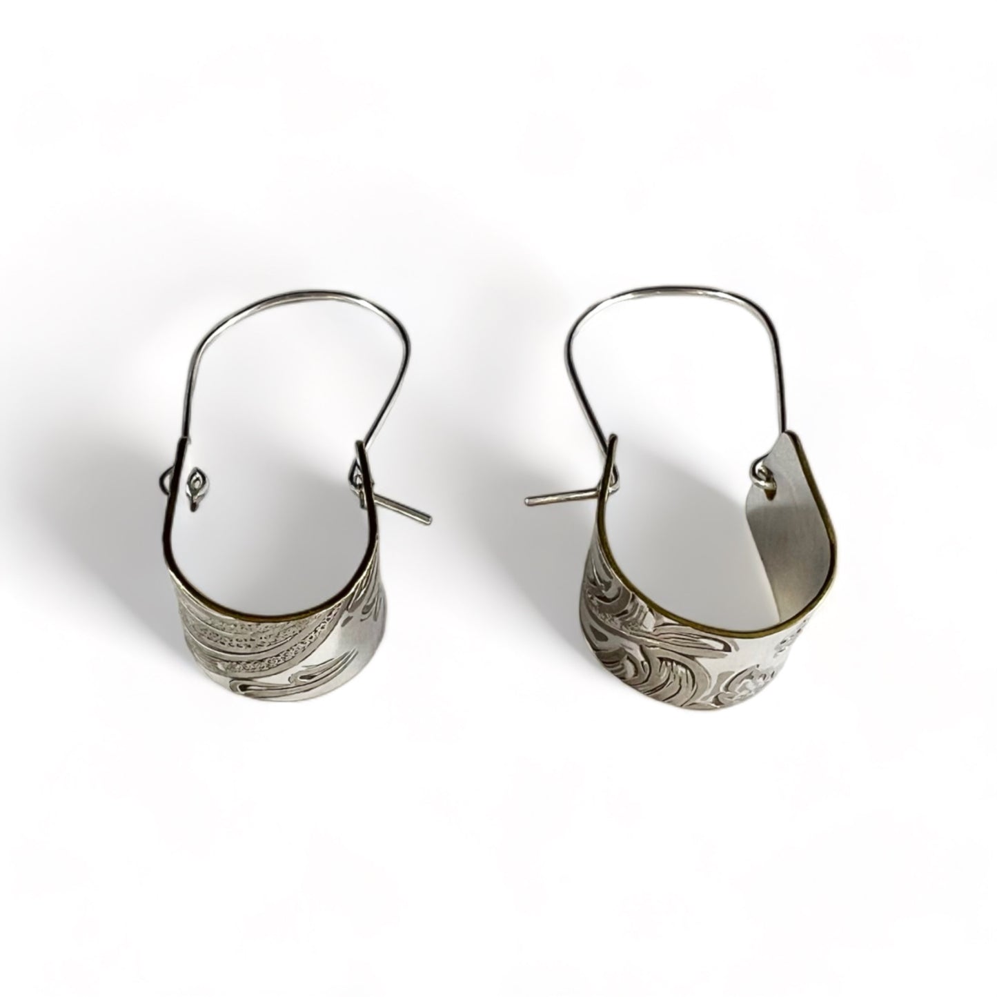 Silver Hoop Earrings
