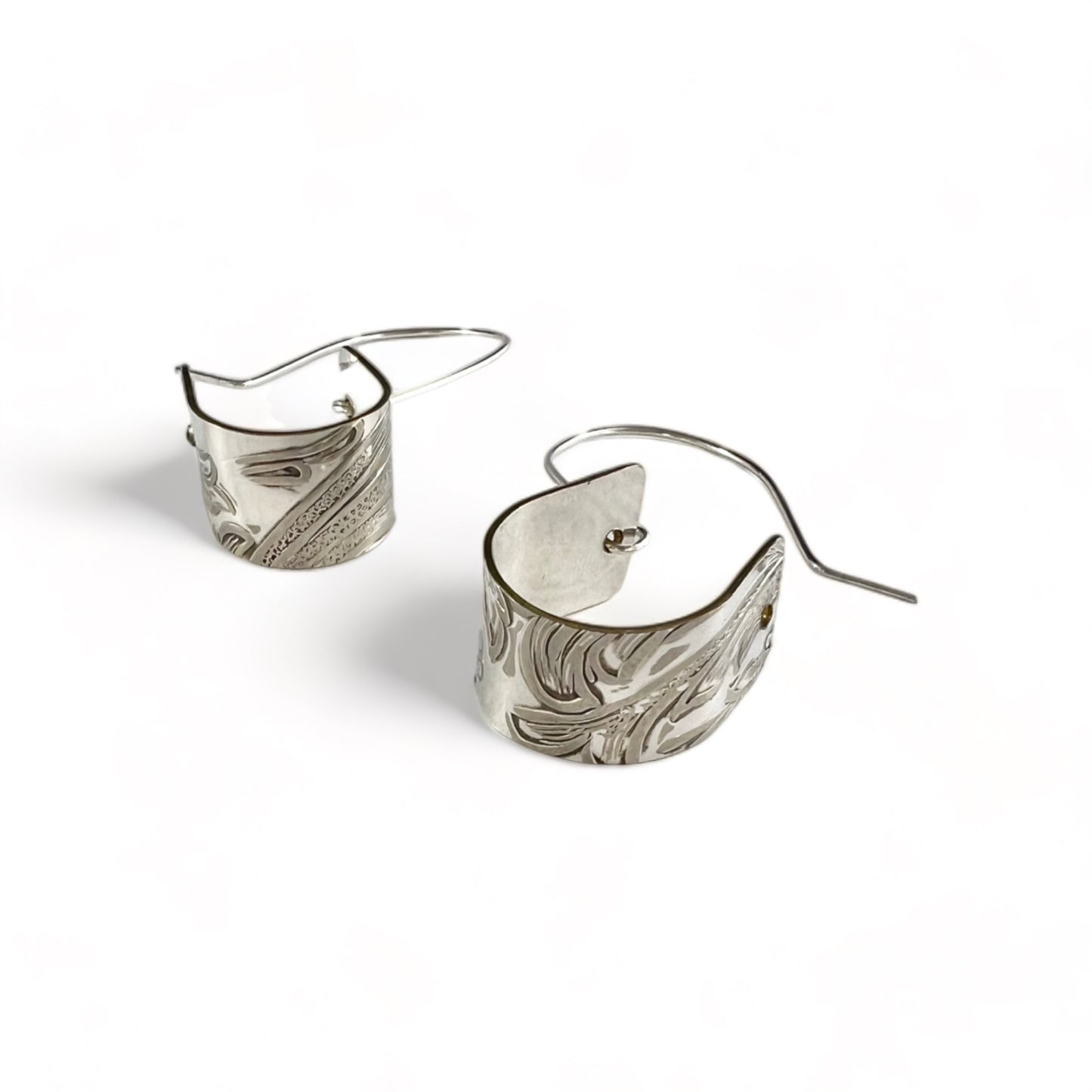 Silver Hoop Earrings