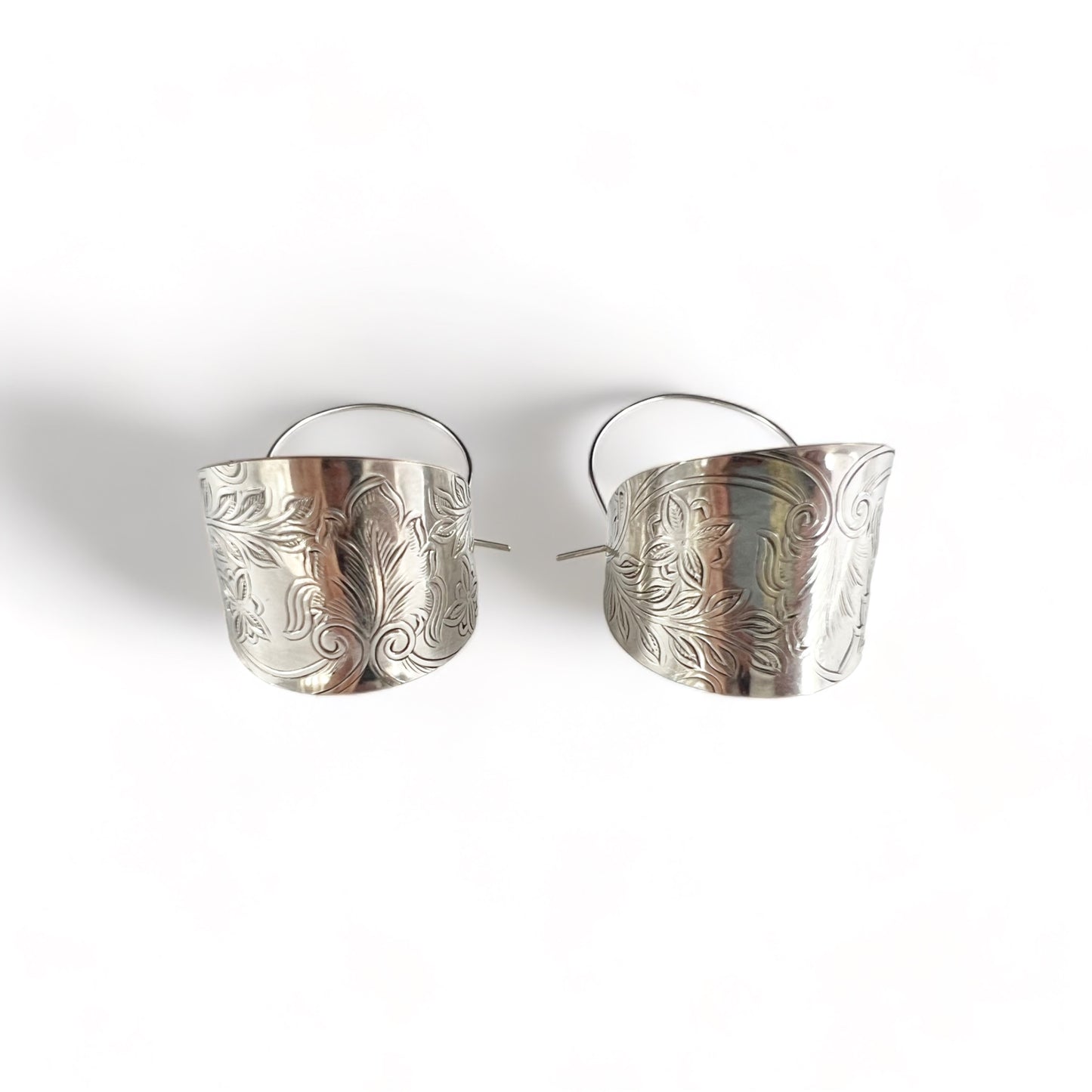 Silver Hoop Earrings