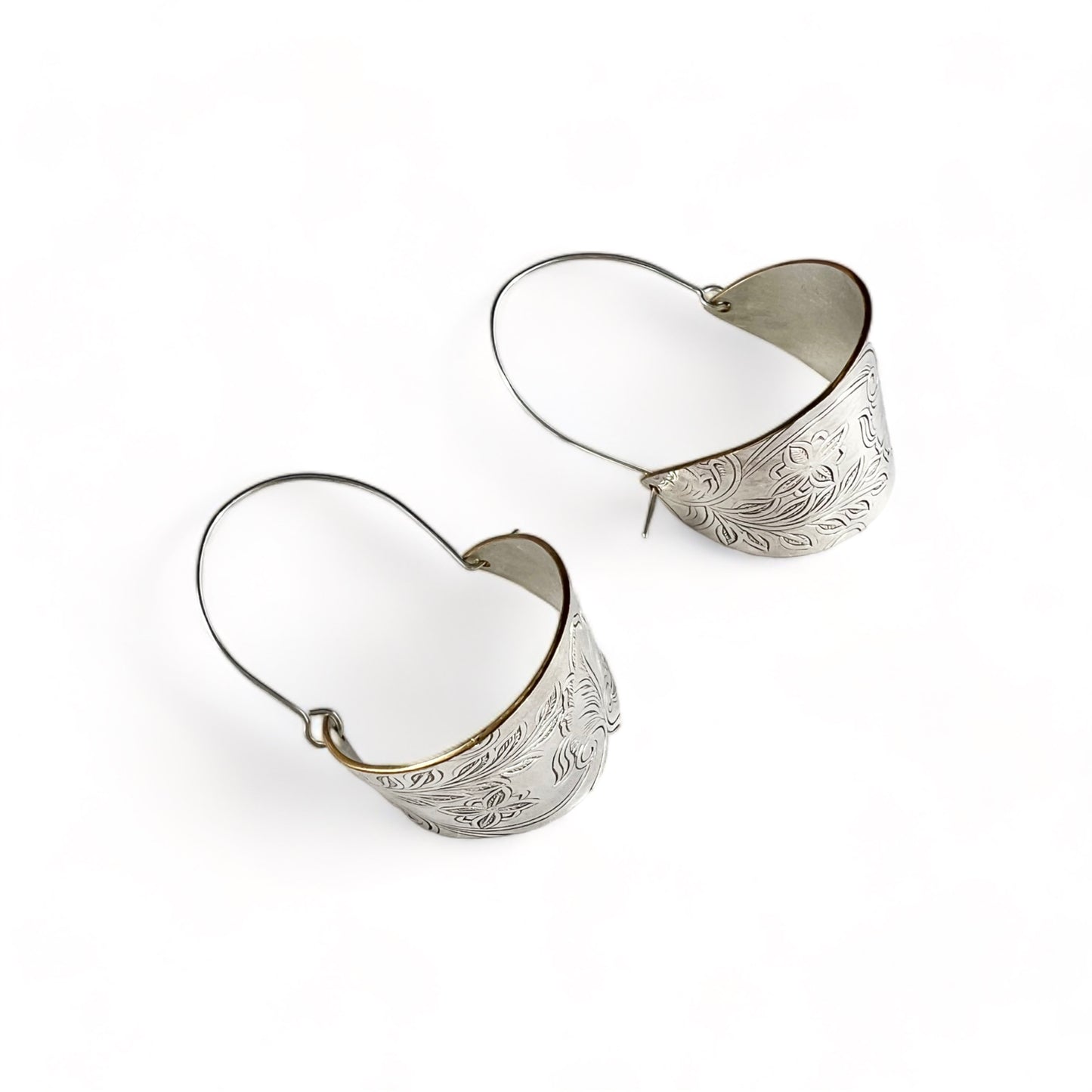 Silver Hoop Earrings