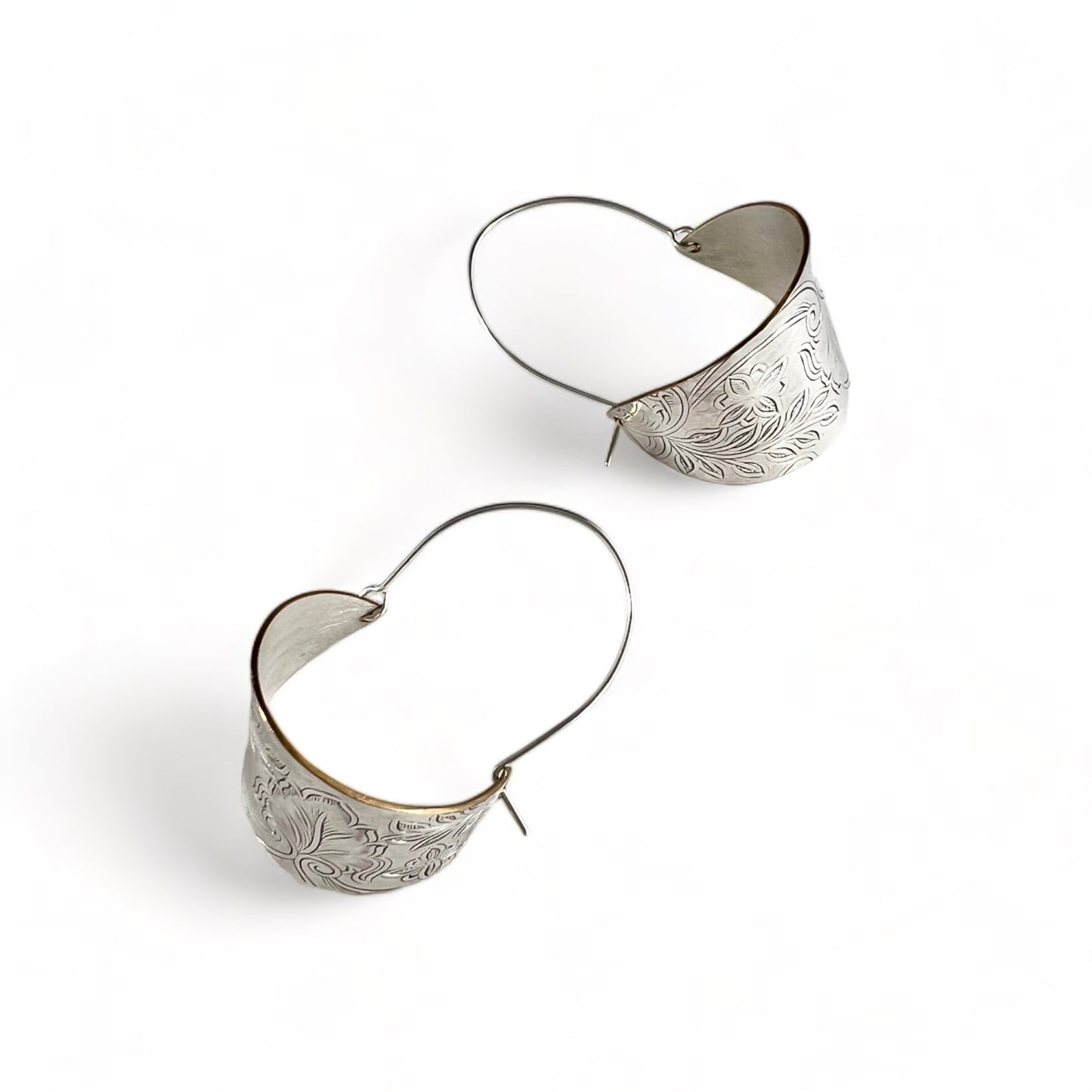 Silver Hoop Earrings