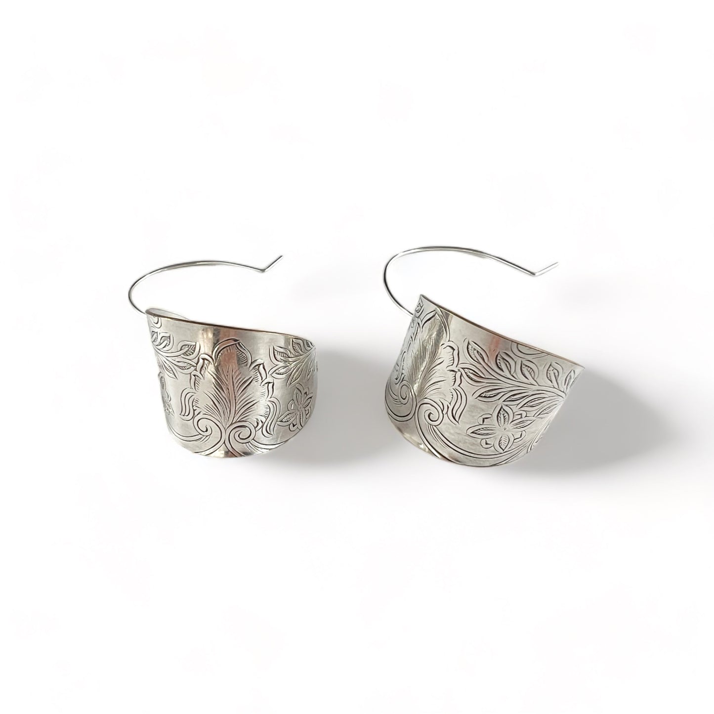 Silver Hoop Earrings