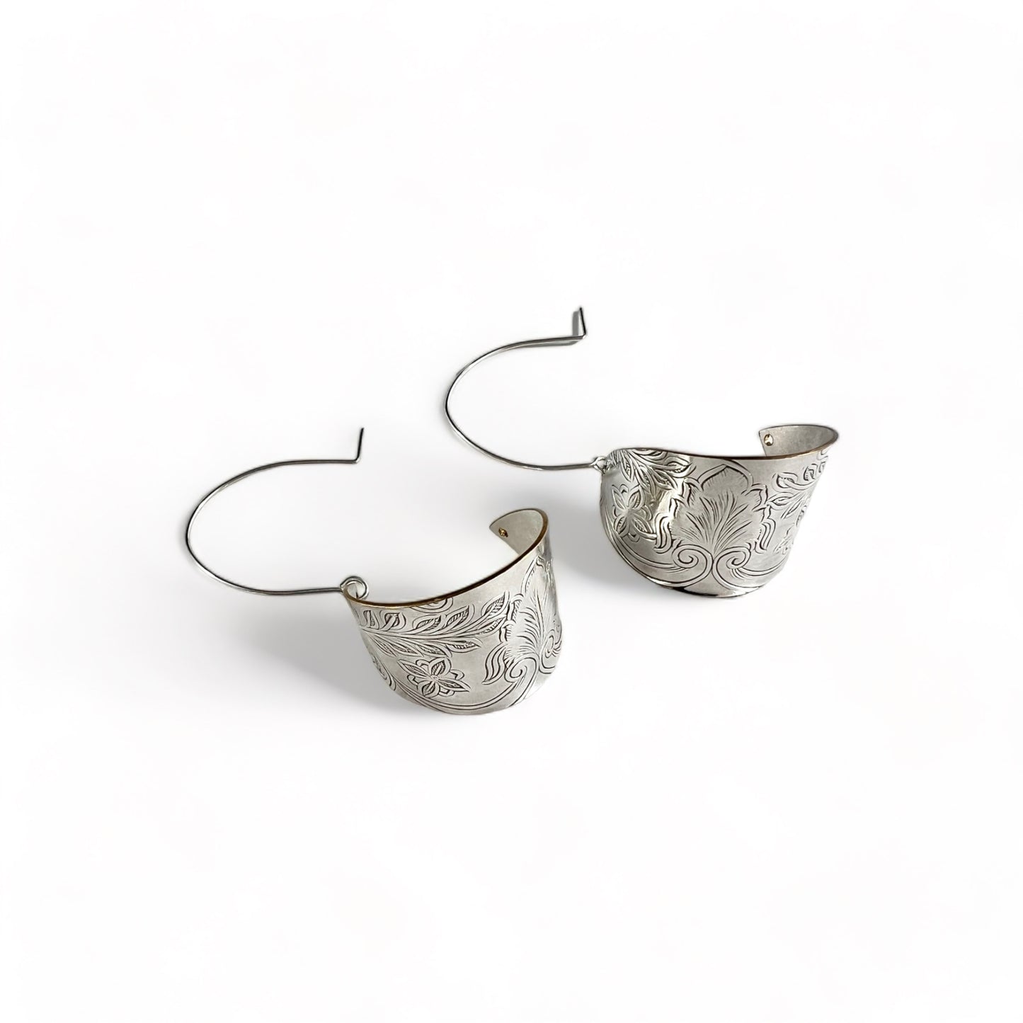 Silver Hoop Earrings