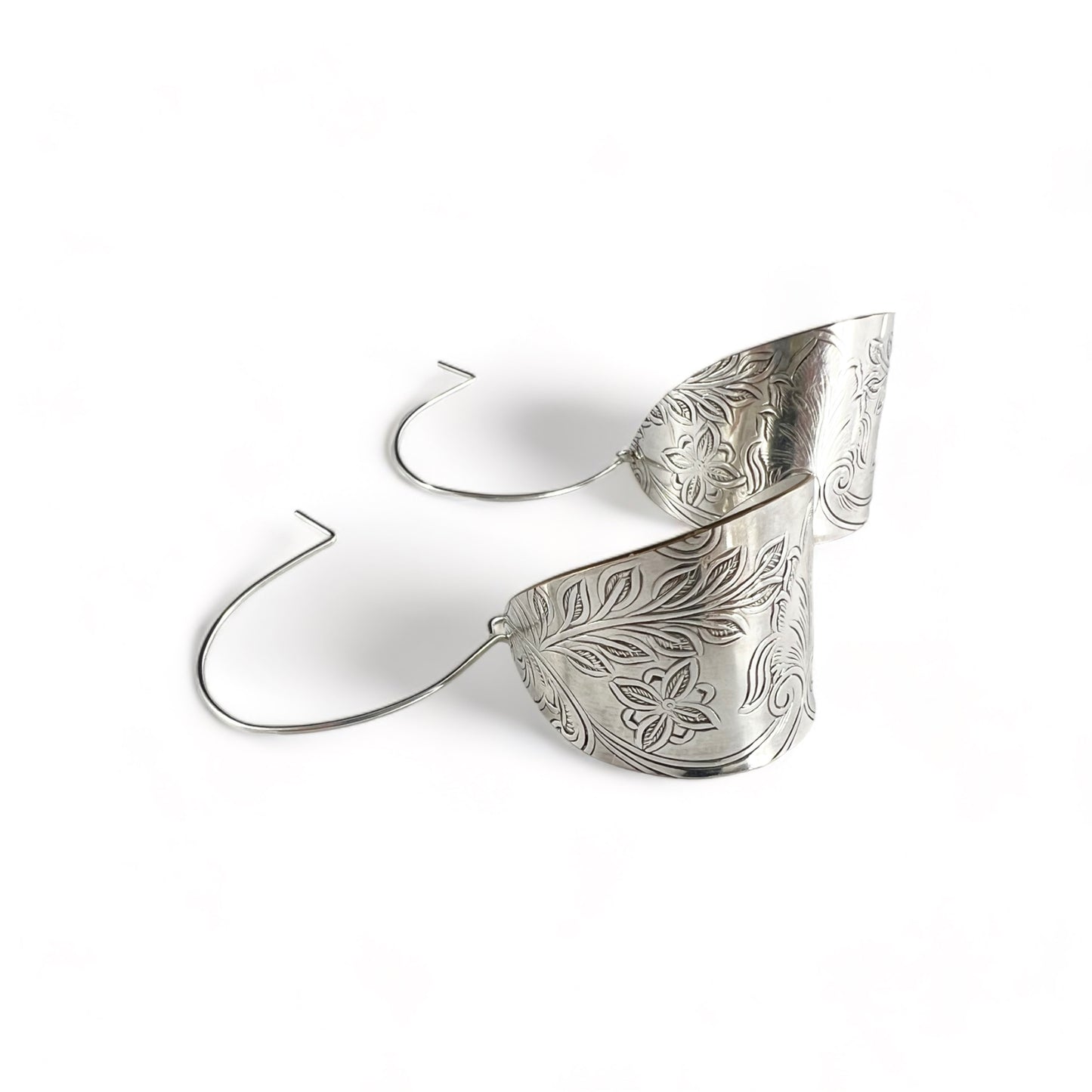 Silver Hoop Earrings