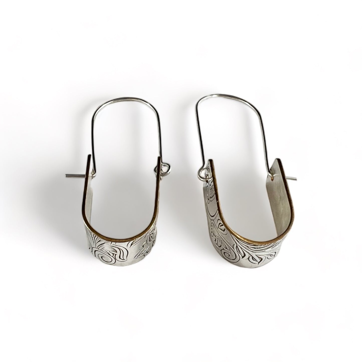 Silver Hoop Earrings