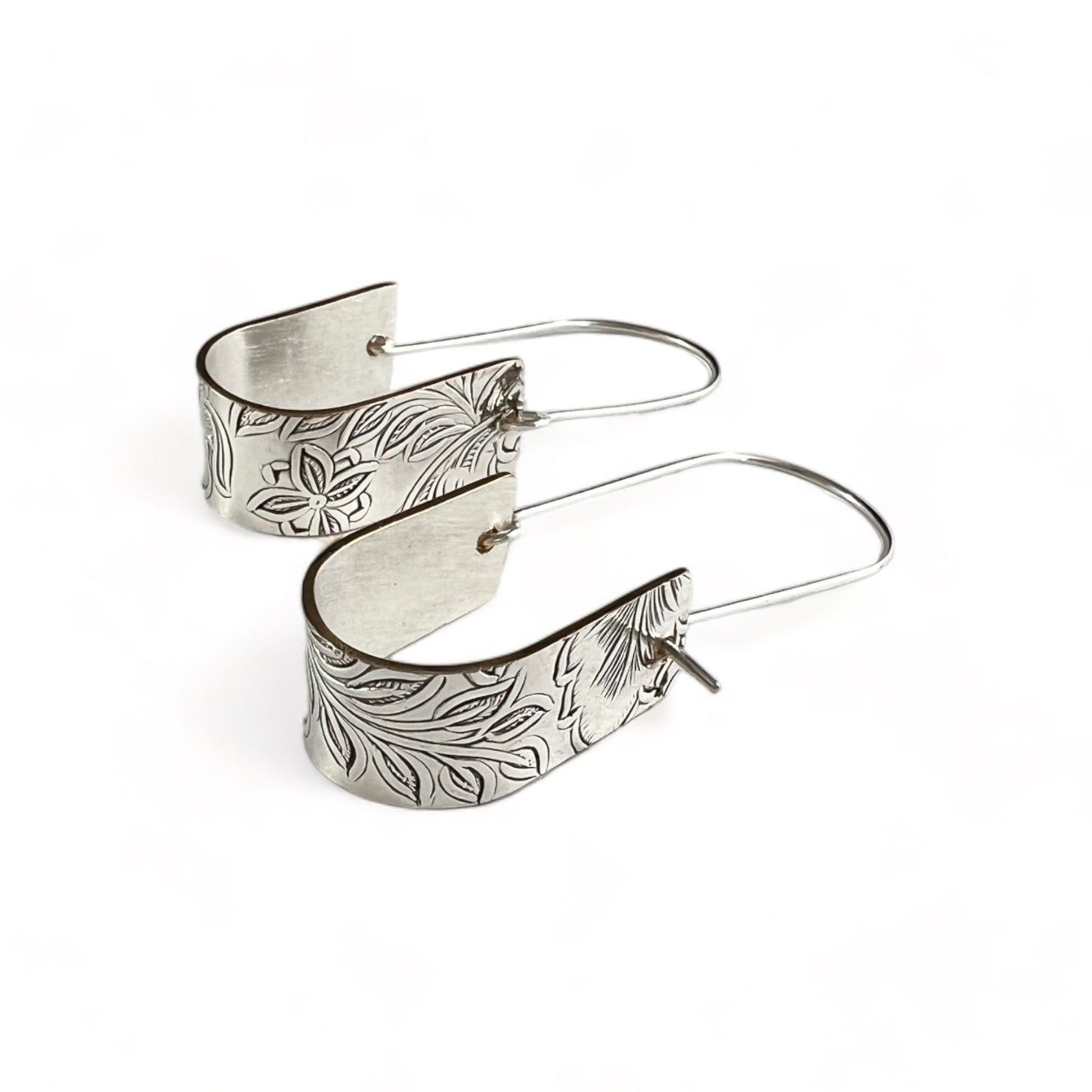Silver Hoop Earrings