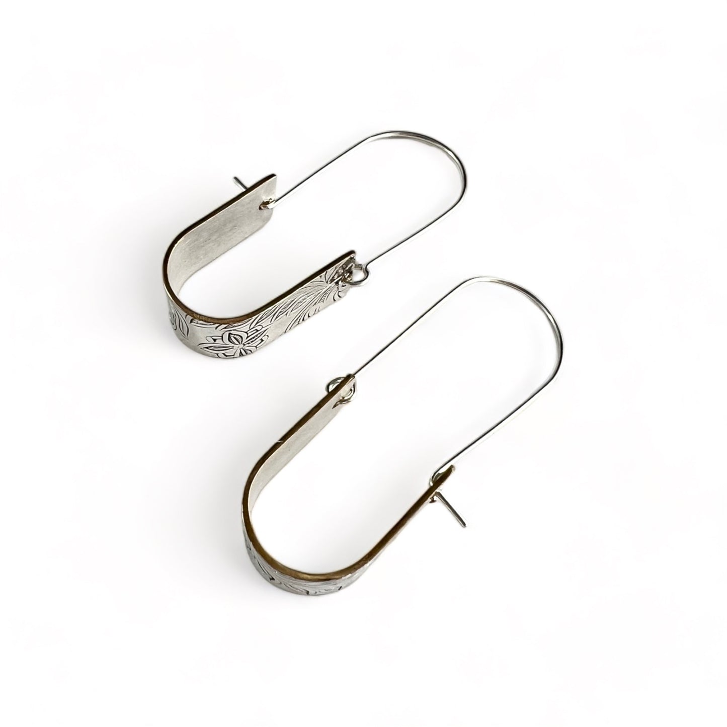 Silver Hoop Earrings