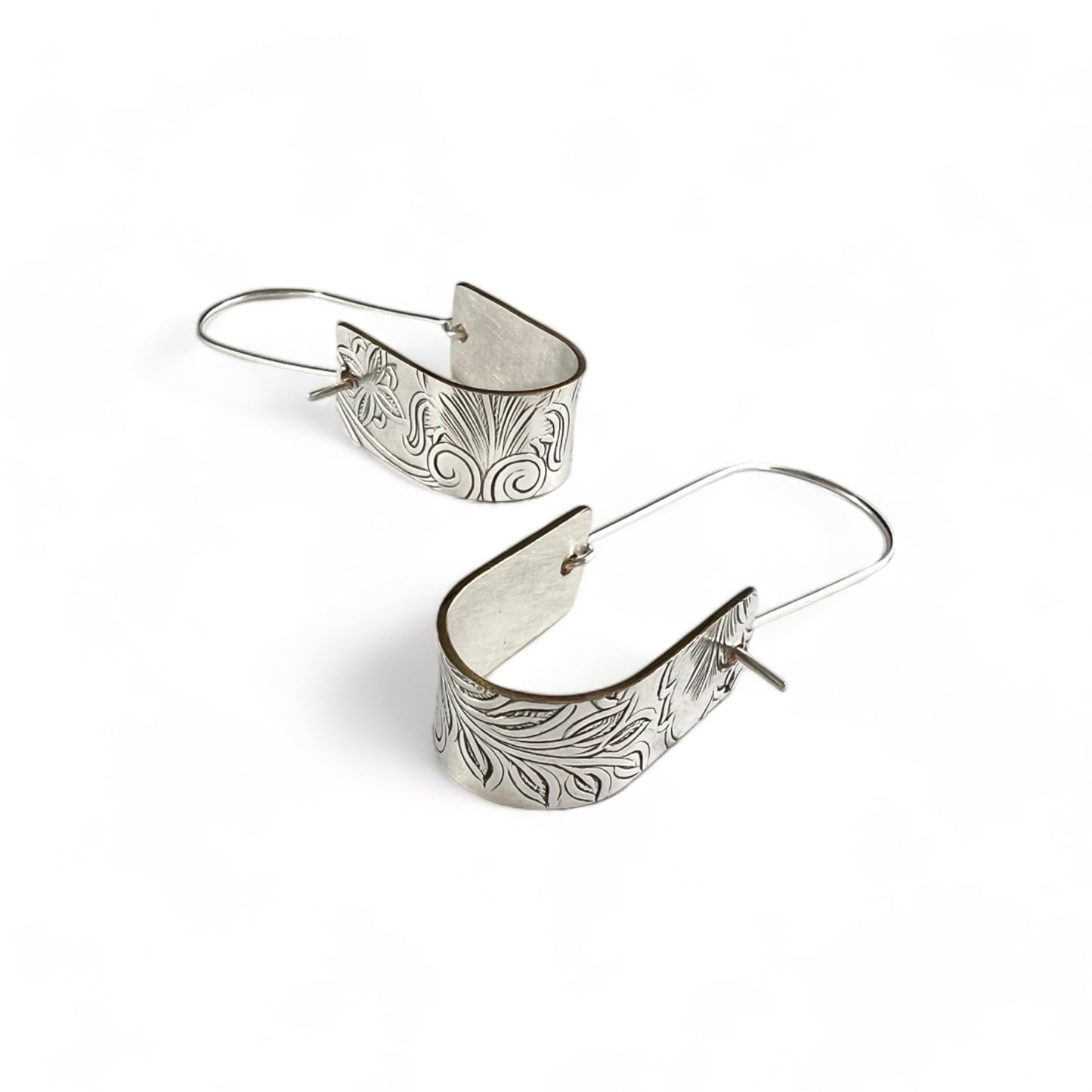 Silver Hoop Earrings