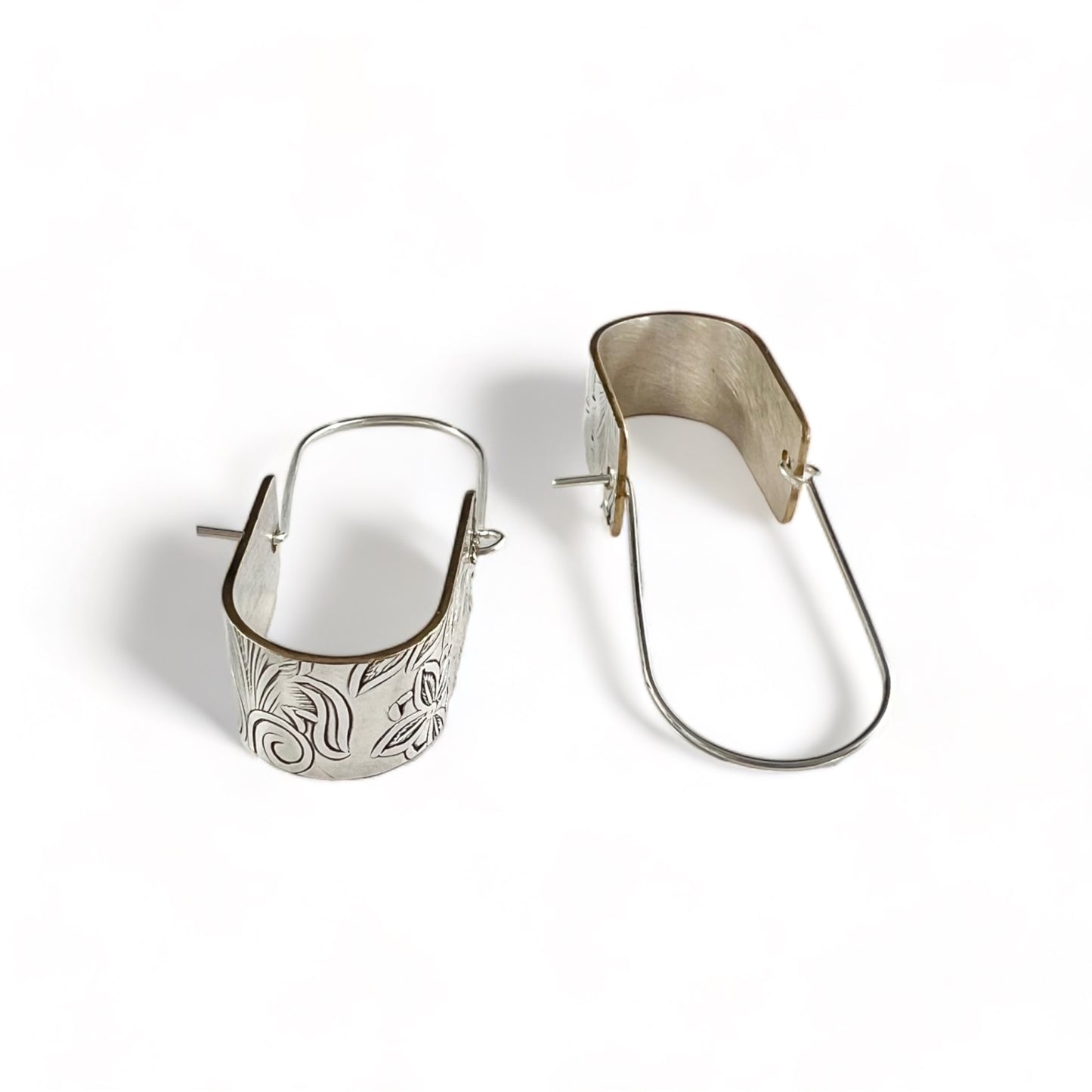 Silver Hoop Earrings
