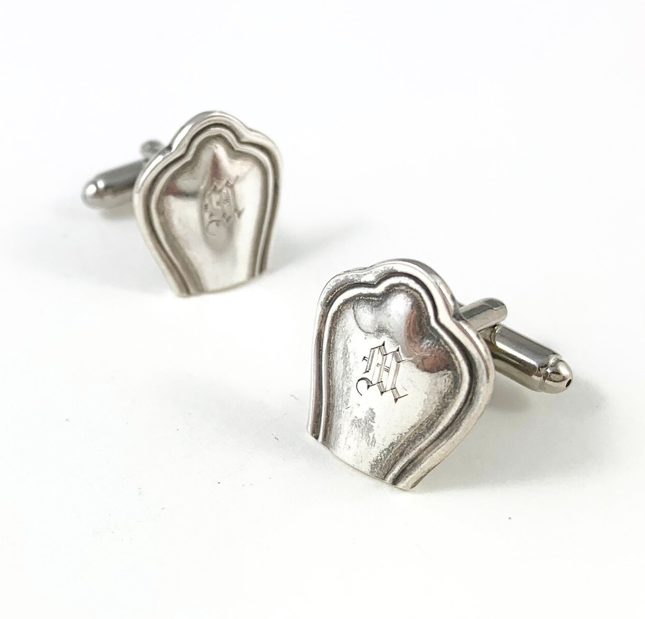 M Monogram Sterling Silver Cufflinks