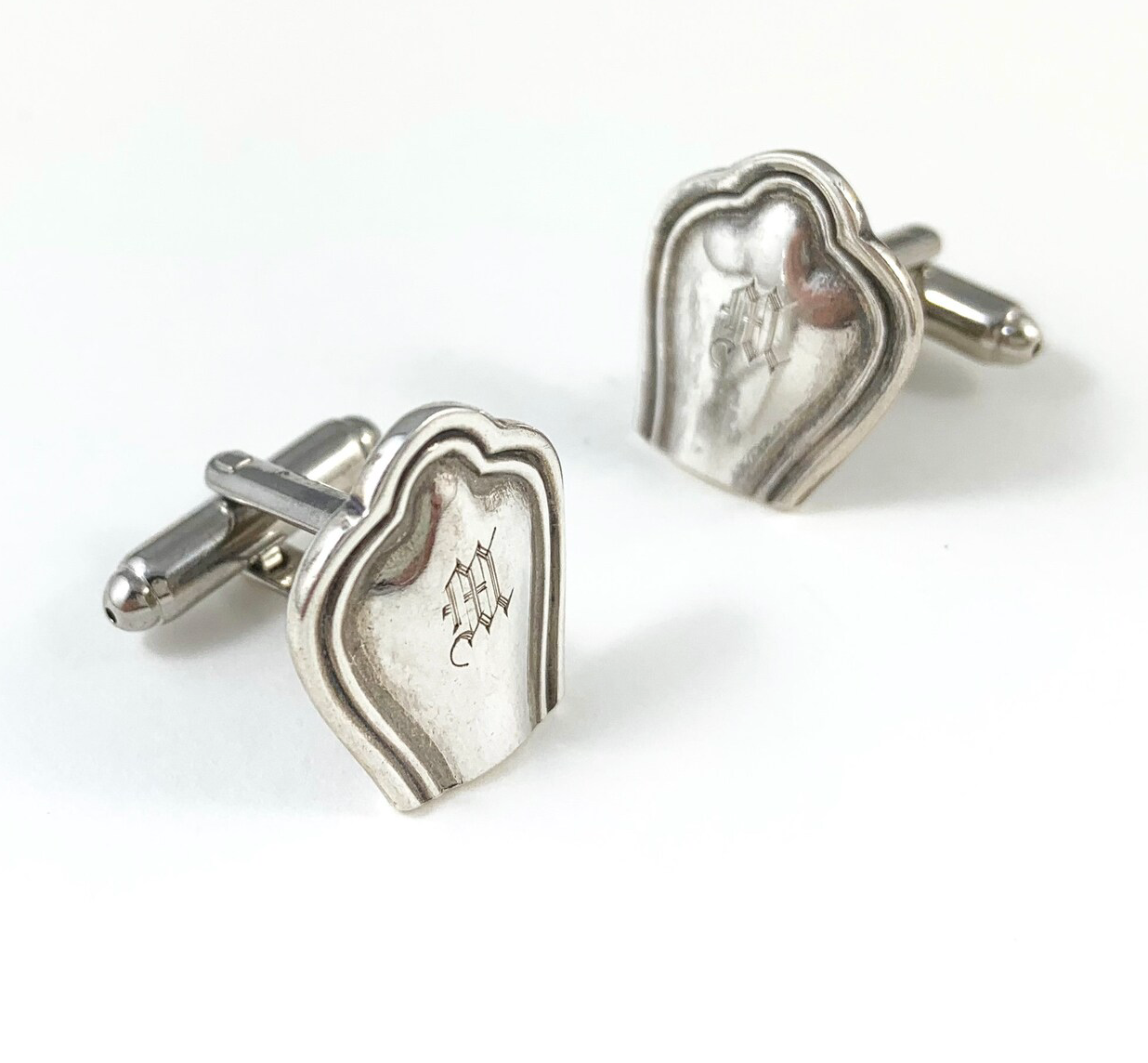 M Monogram Sterling Silver Cufflinks