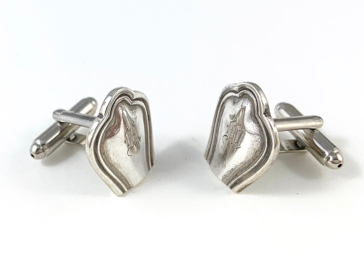 M Monogram Sterling Silver Cufflinks