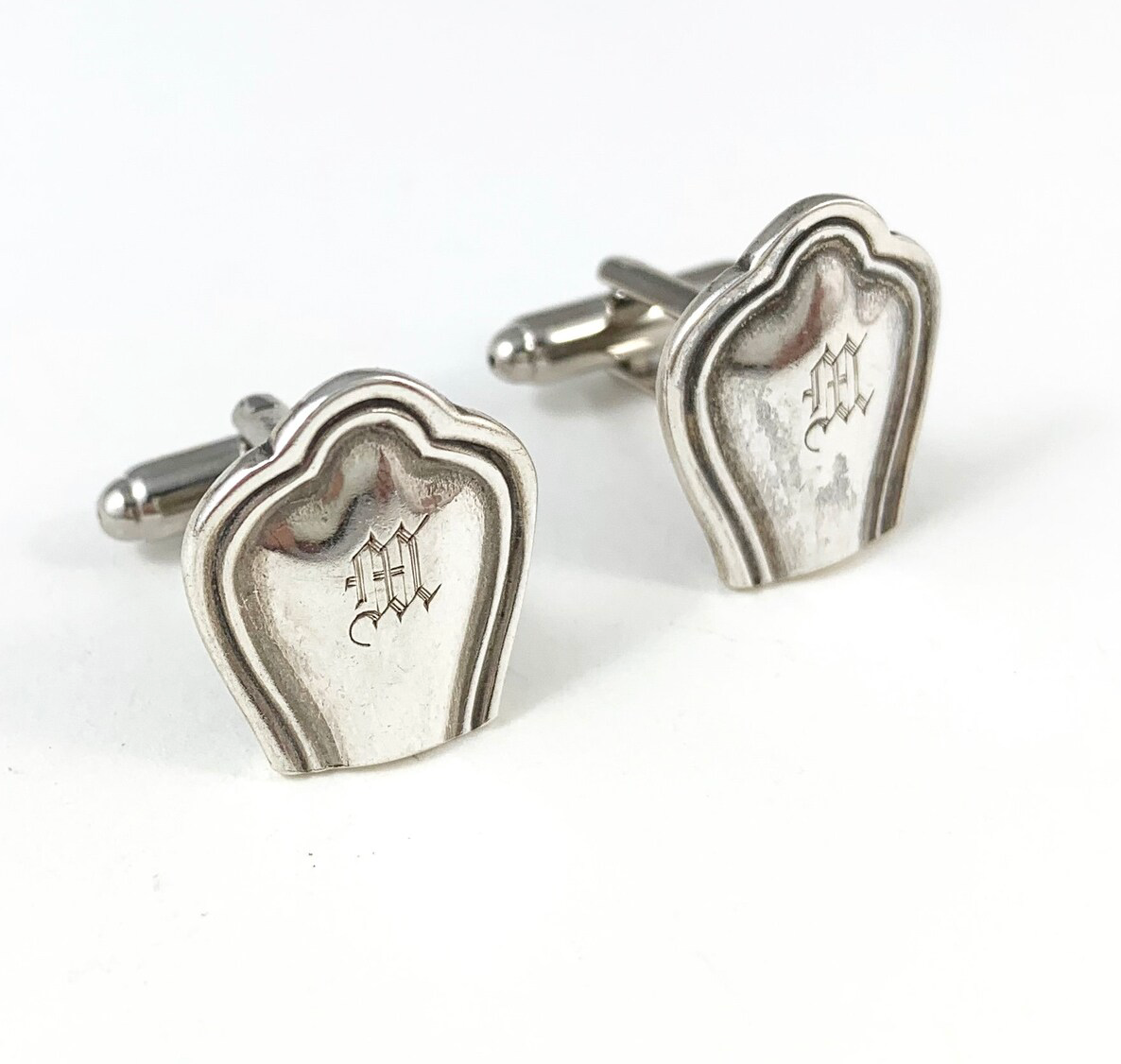 M Monogram Sterling Silver Cufflinks