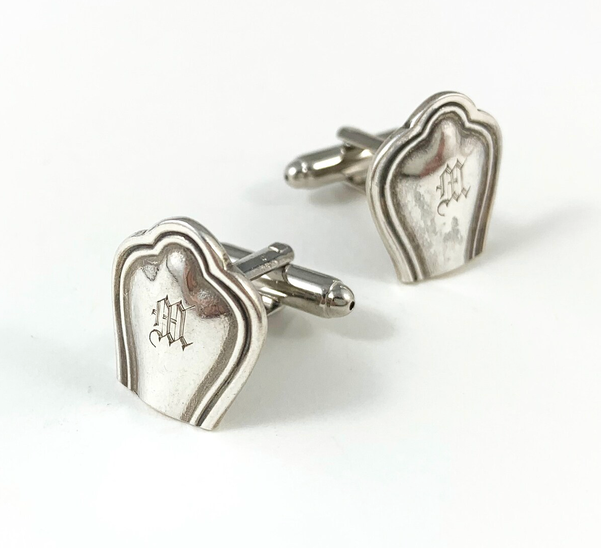 M Monogram Sterling Silver Cufflinks