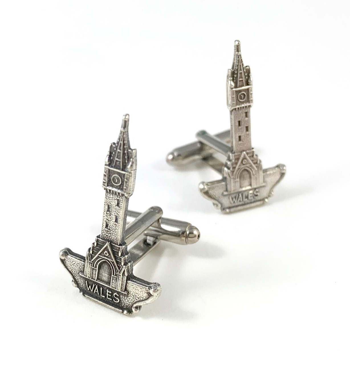 Silver Welsh Cufflinks