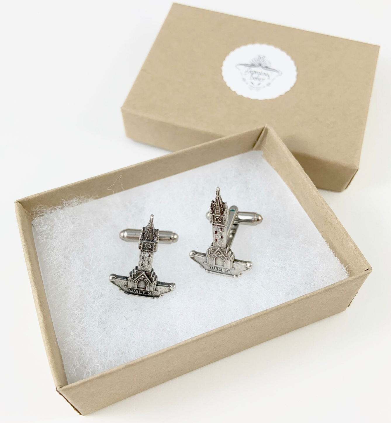Silver Welsh Cufflinks