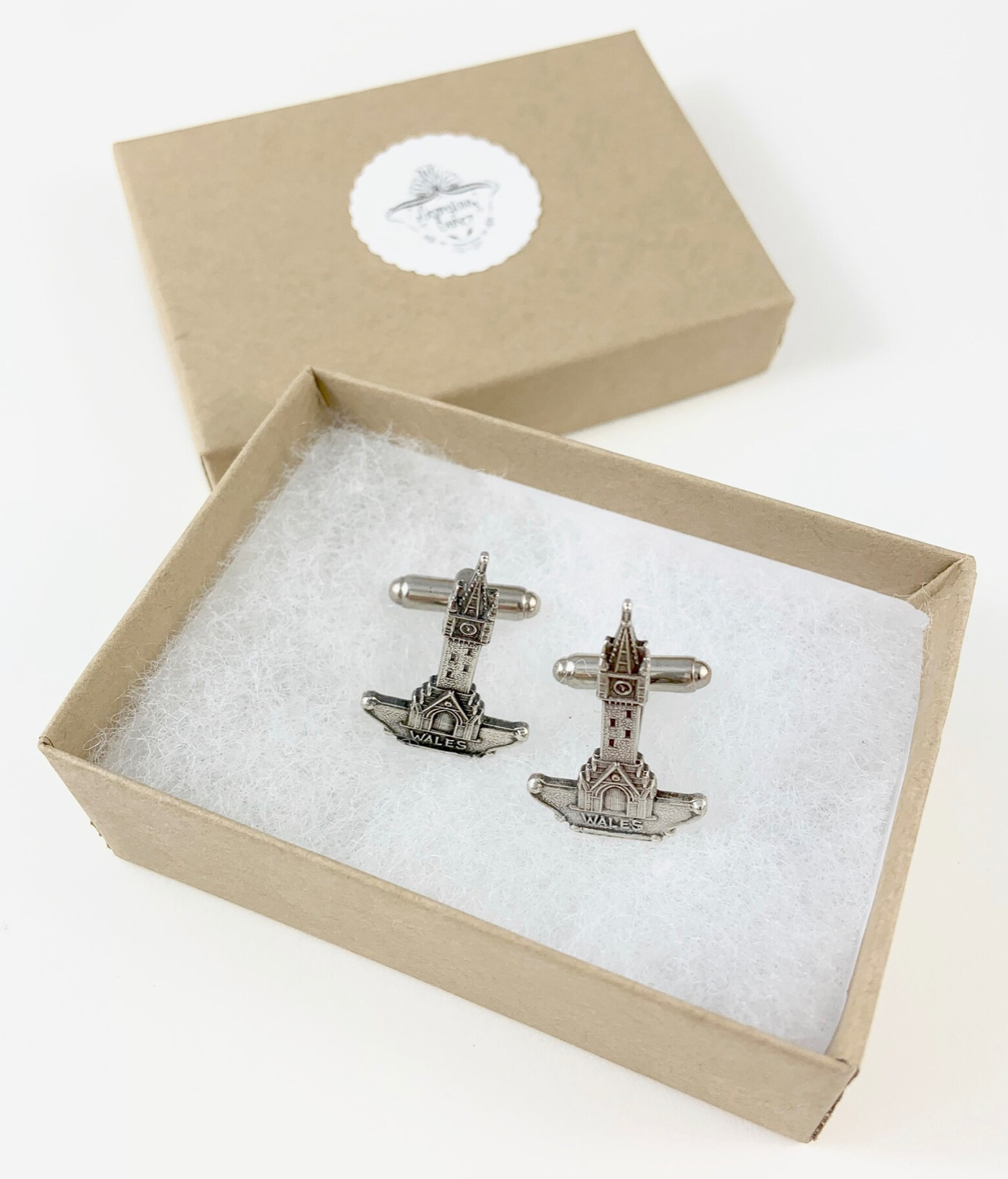Silver Welsh Cufflinks