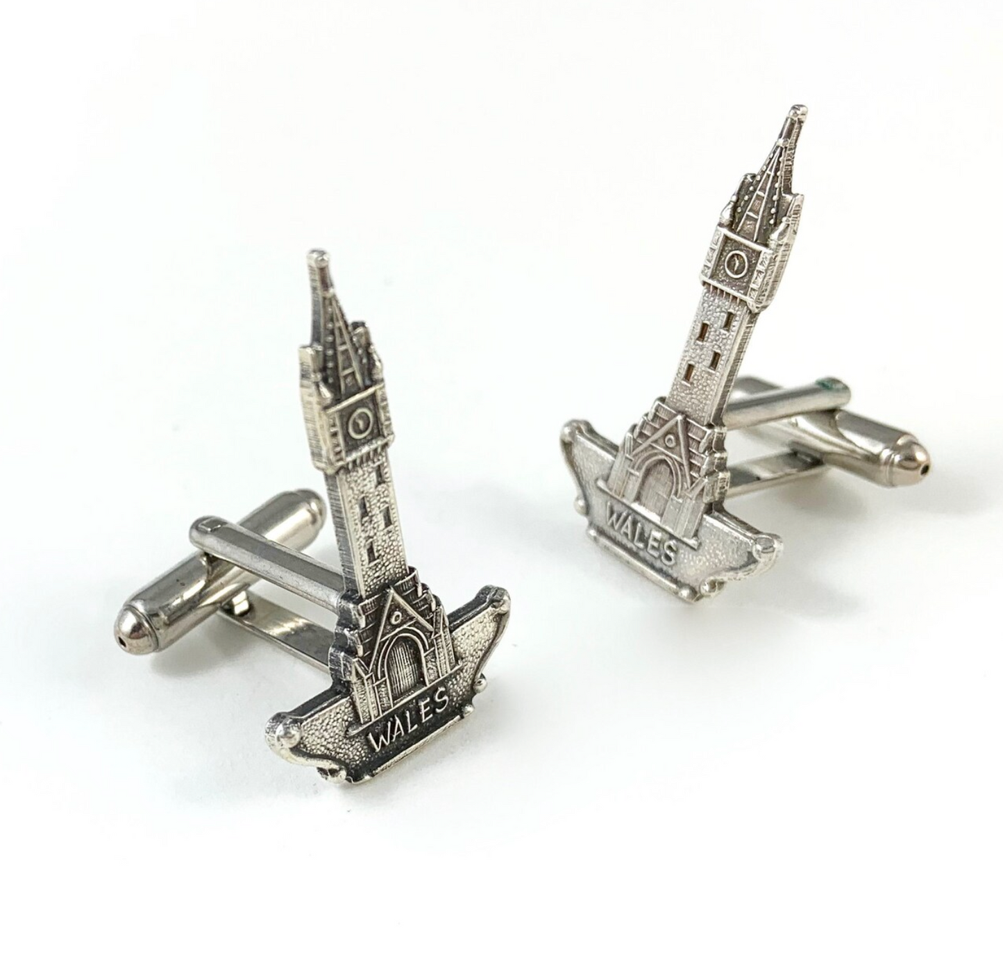 Silver Welsh Cufflinks