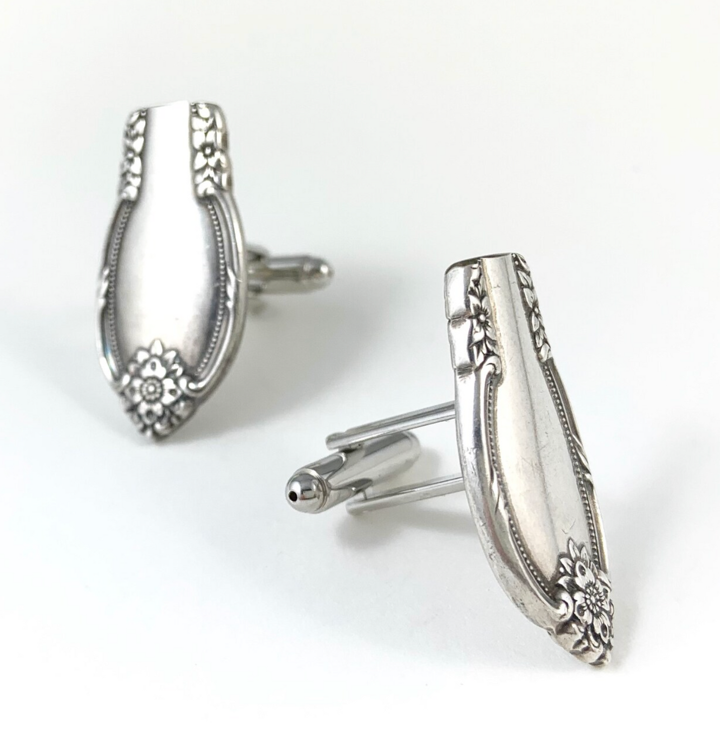 Vintage Silver Spoon Cufflinks
