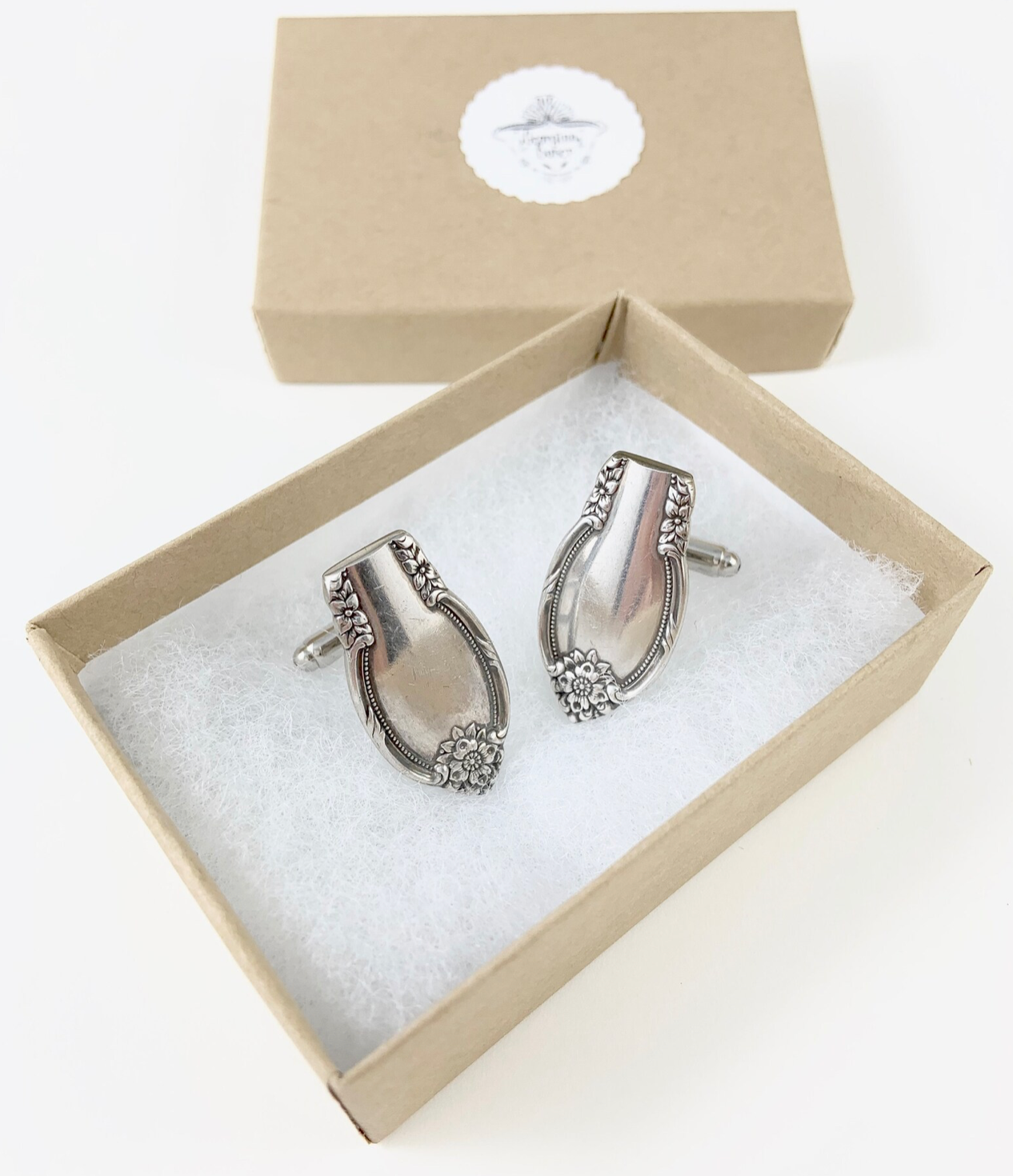 Vintage Silver Spoon Cufflinks