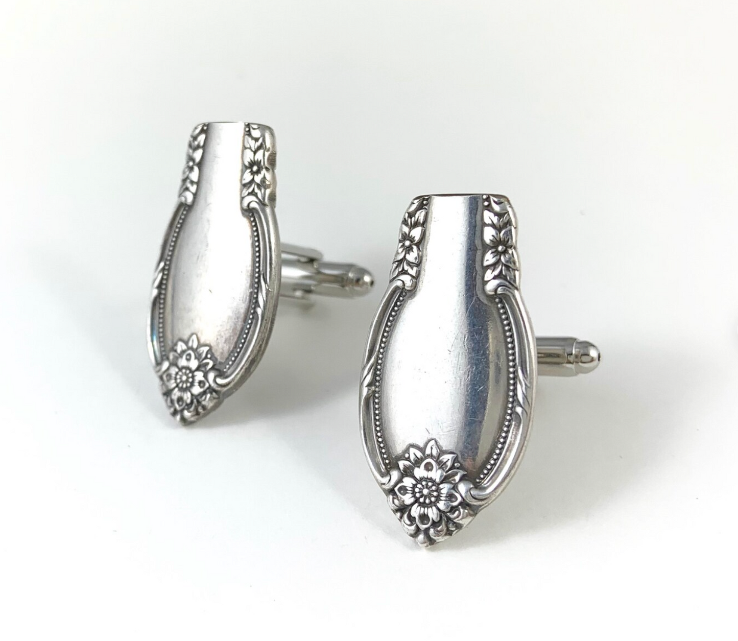 Vintage Silver Spoon Cufflinks