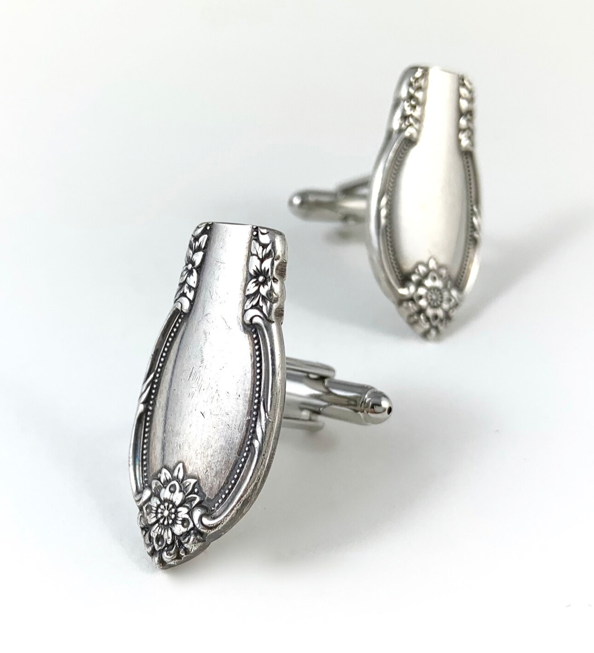 Vintage Silver Spoon Cufflinks