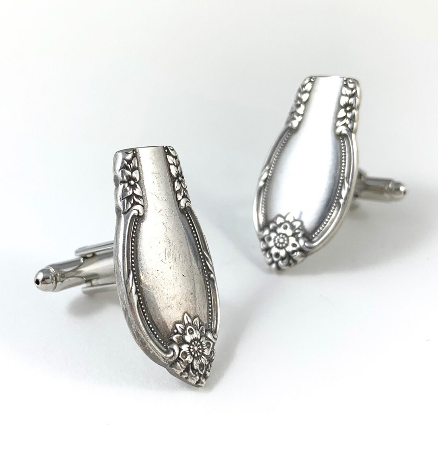 Vintage Silver Spoon Cufflinks